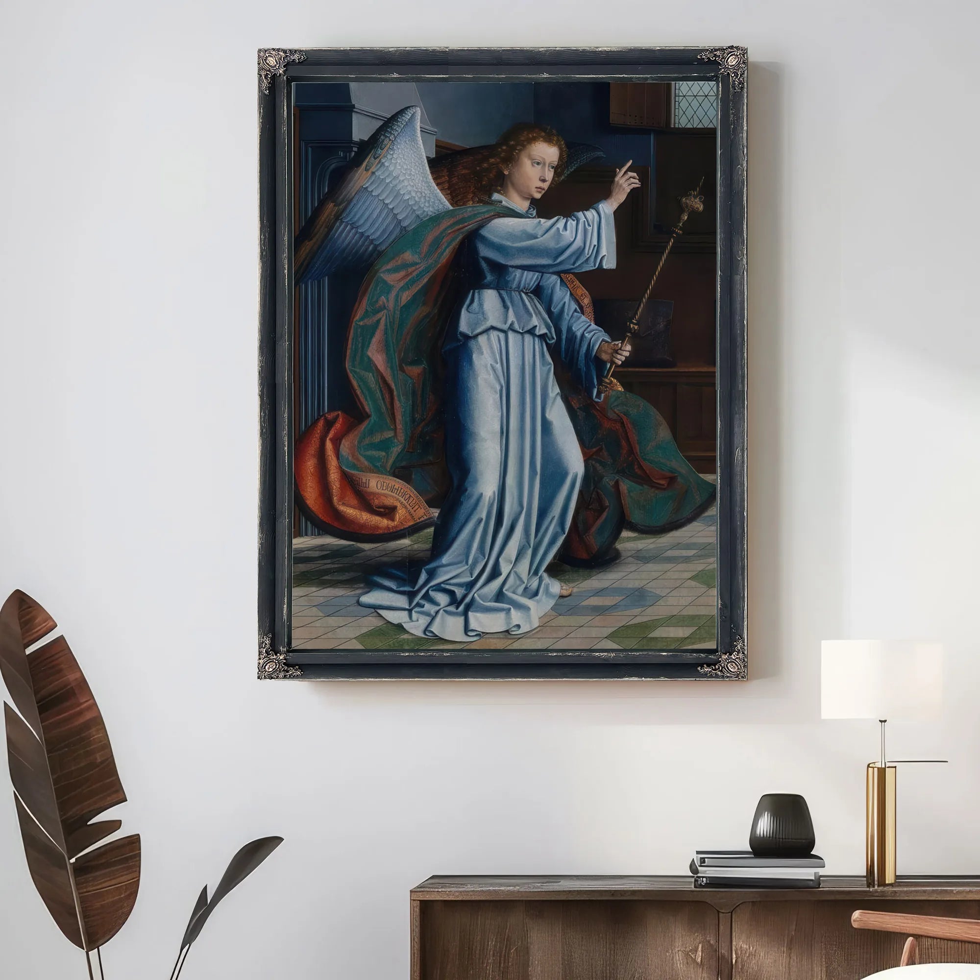 1 The Annunciation Gerard David By Gerard David Fine Art Print