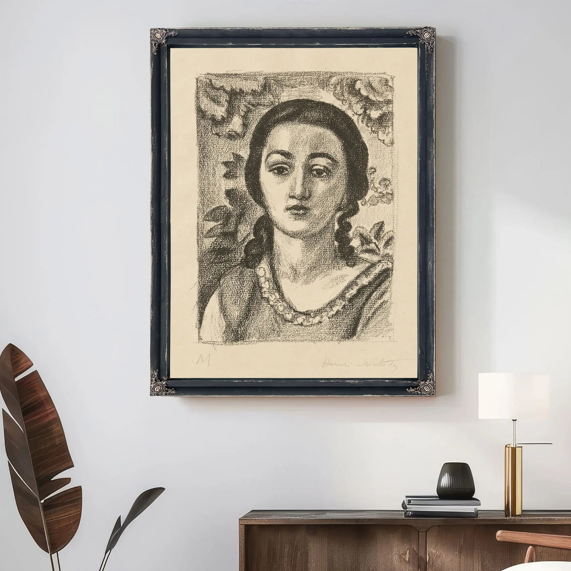 Jeune Femme Au Collier De Perles by Henri Matisse