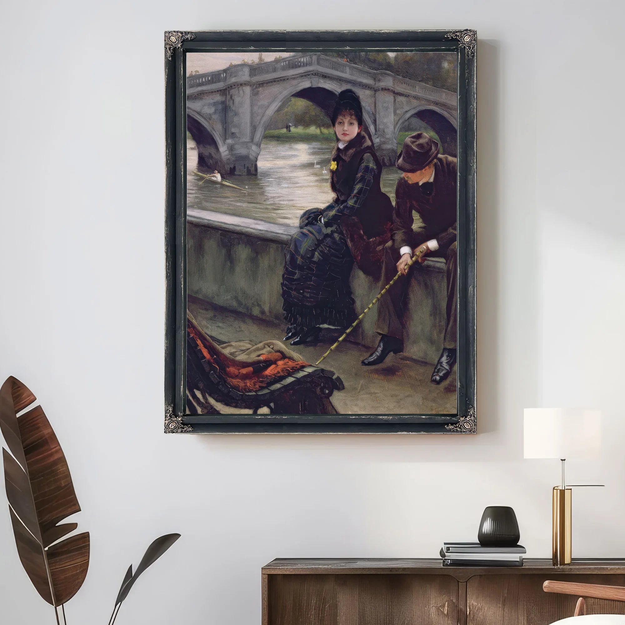 Richmond Bridge By James Tissot Fine Art Print