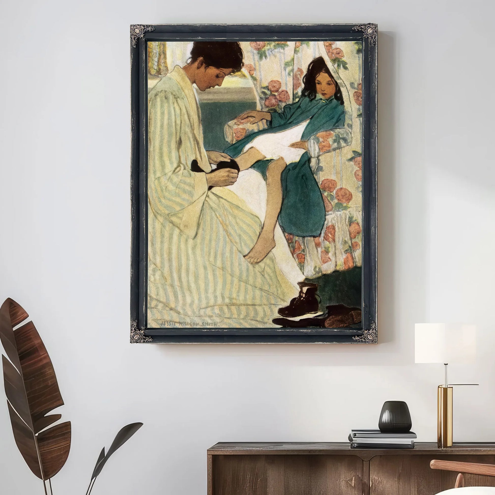 A Mothers Day Illustrated By Jessie Willcox Smith Fine Art Print