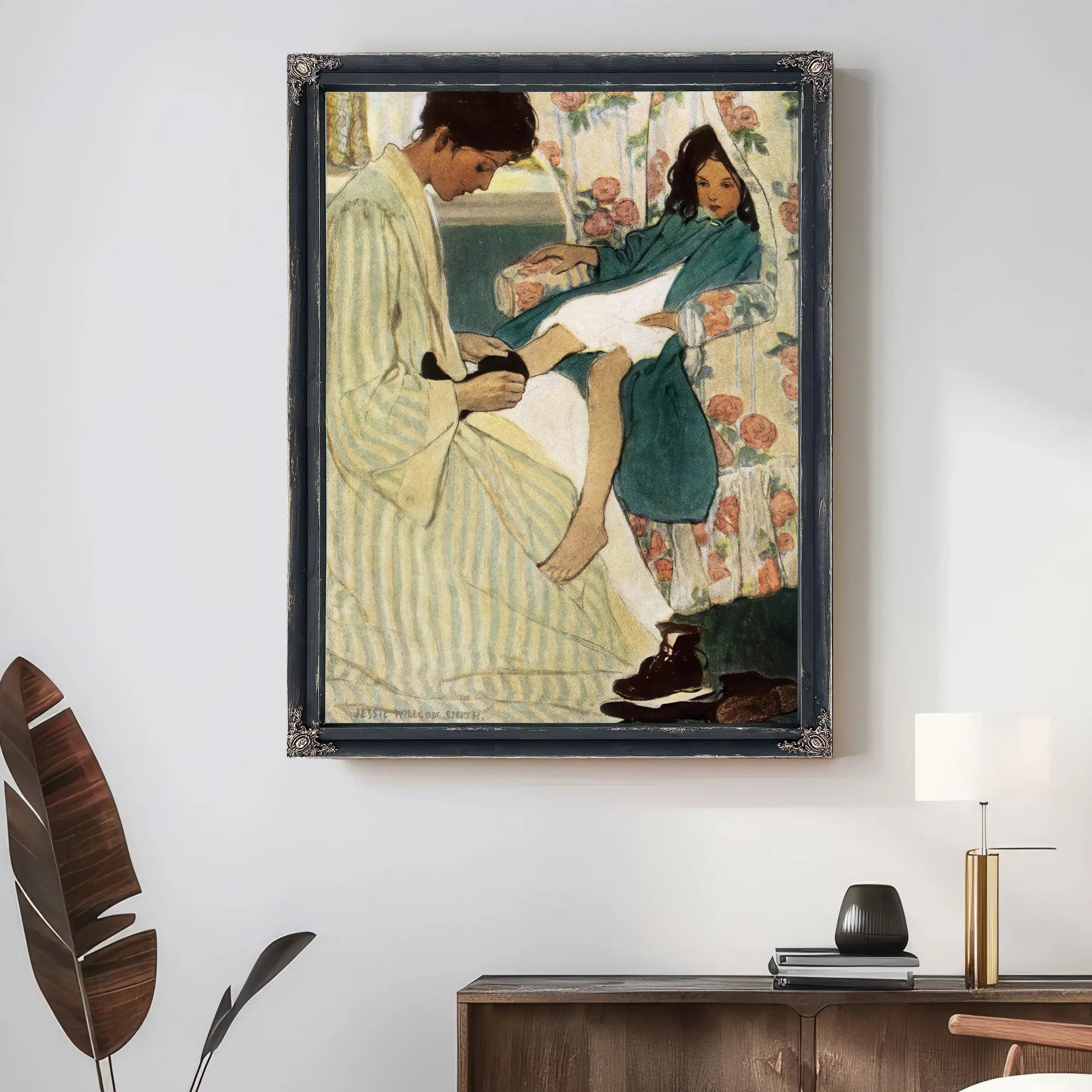 A Mothers Day Illustrated By Jessie Willcox Smith Fine Art Print