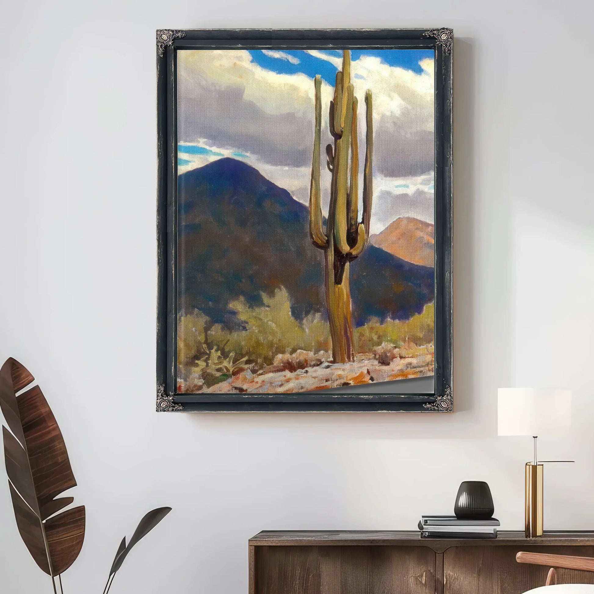 The Saguaro By Maynard Dixon Fine Art Print