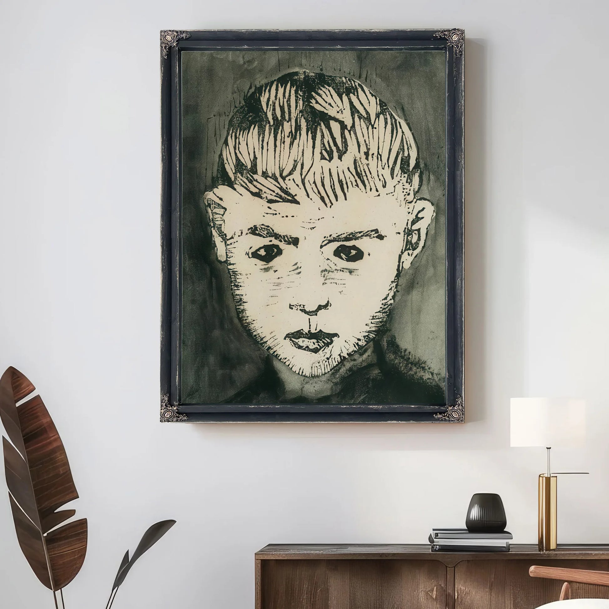 Boy's Head By Nicolai Astrup Fine Art Print