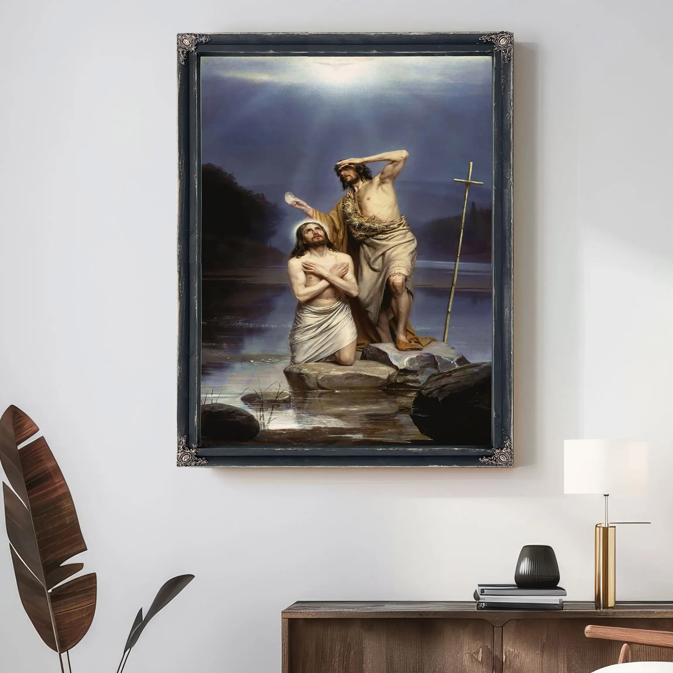 The Baptism Of Christ 8 by Carl Bloch