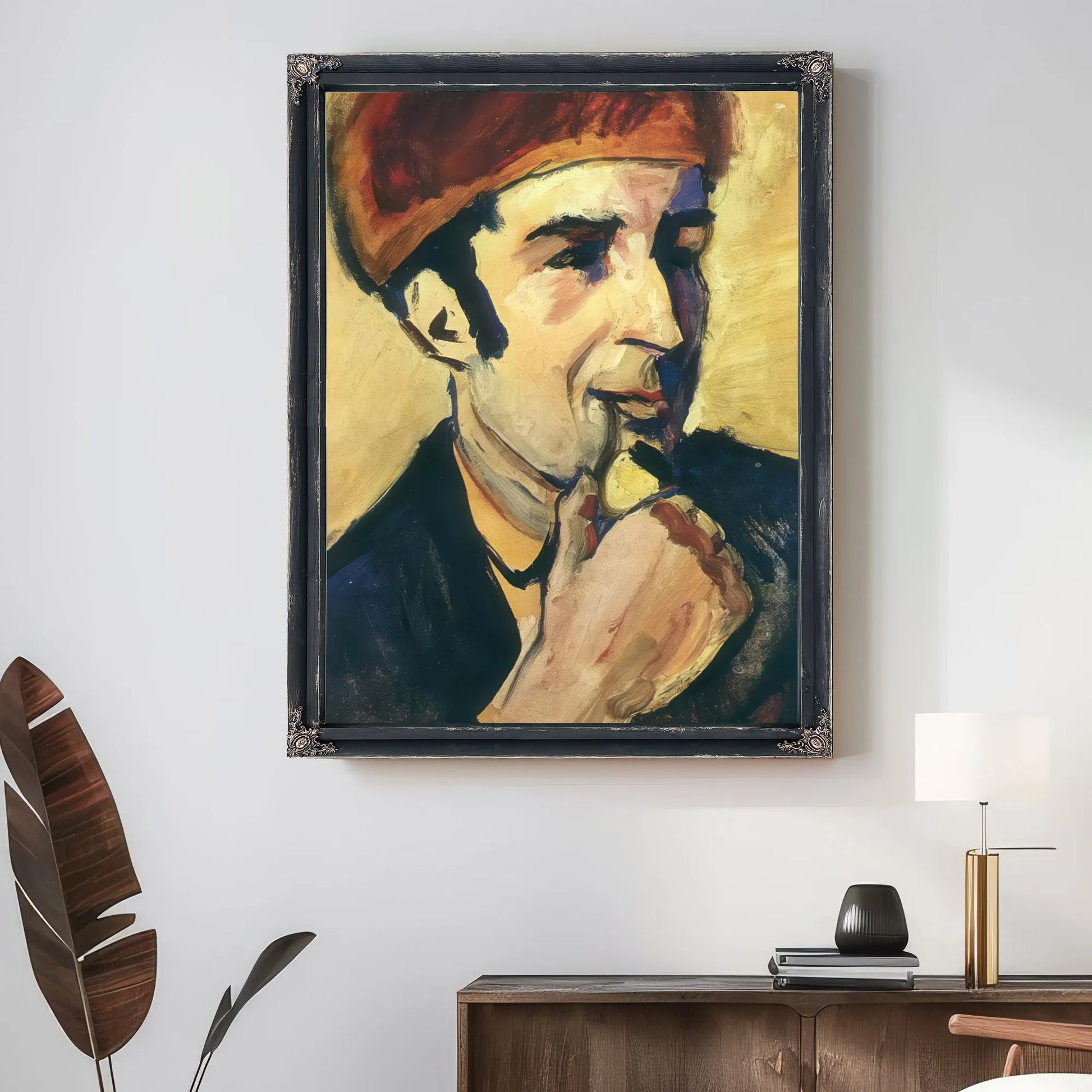 Portrait Of Franz Marc By August Macke Fine Art Print