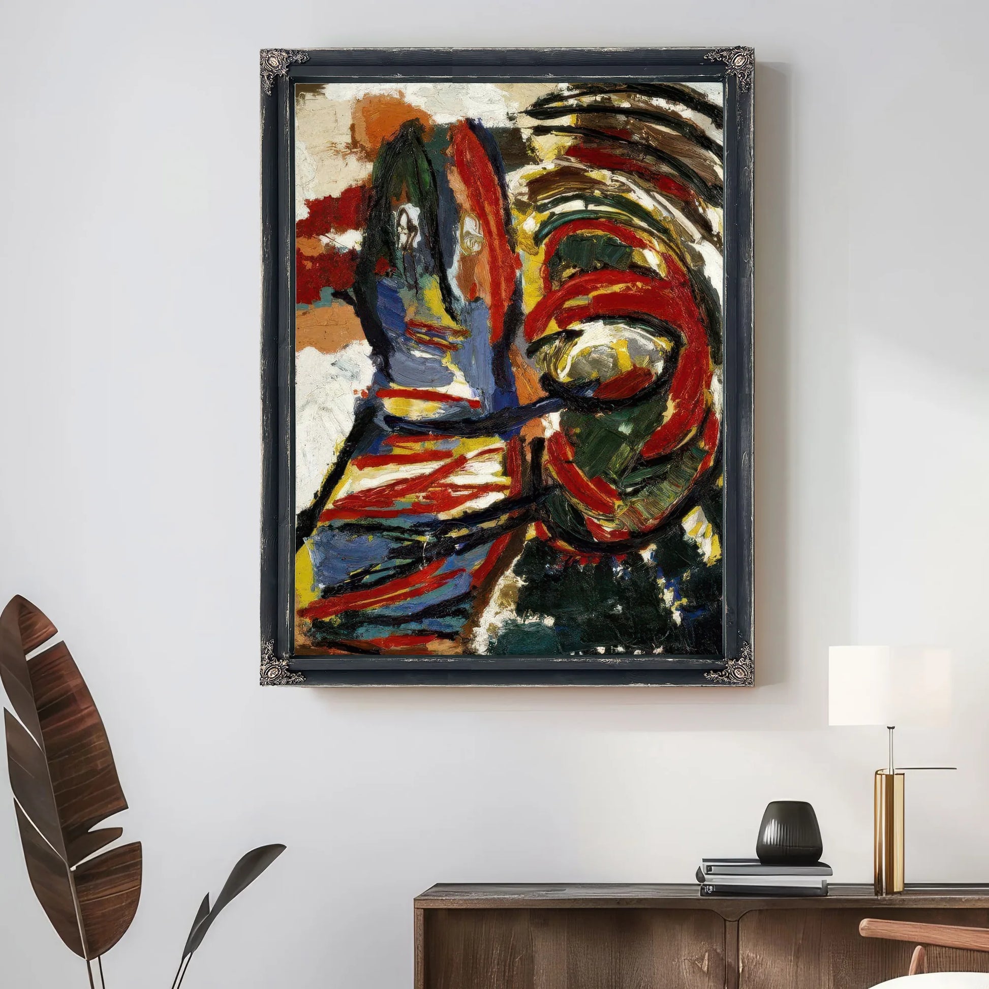 The Crying Crocodile Tries To Catch The Sun By Karel Appel Fine Art Print