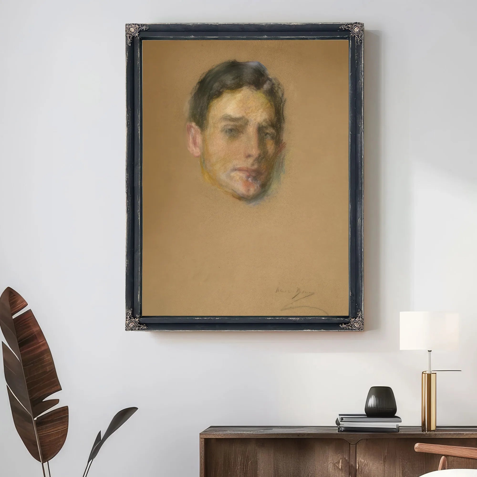 Head Study By Alice Pike Barney Fine Art Print