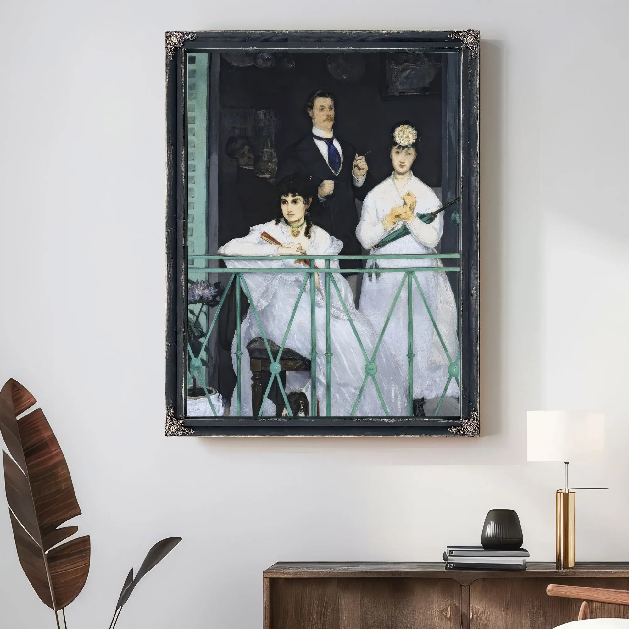 The Balcony By Edouard Manet Fine Art Print