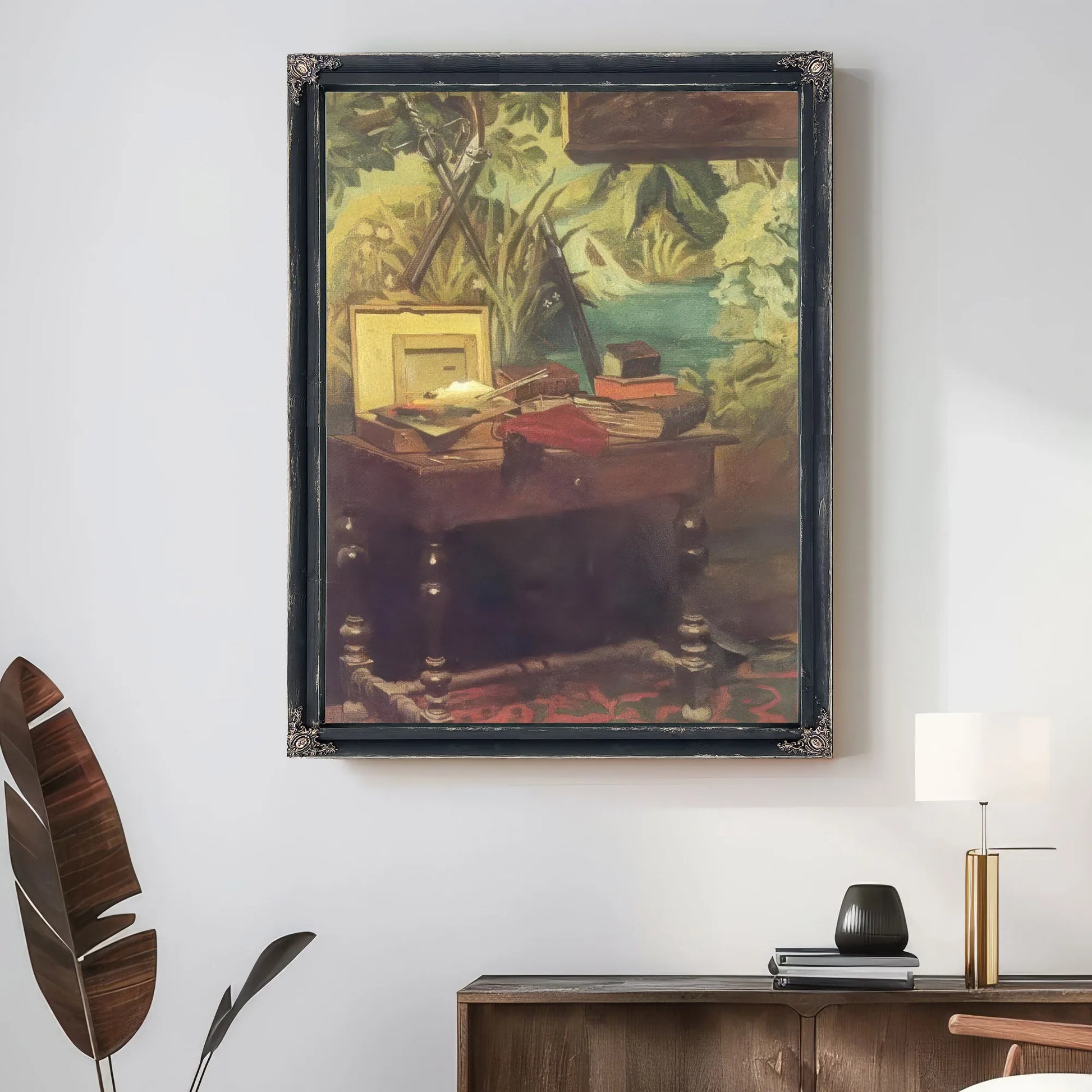 In The Studio 1861 By Claude Monet Fine Art Print