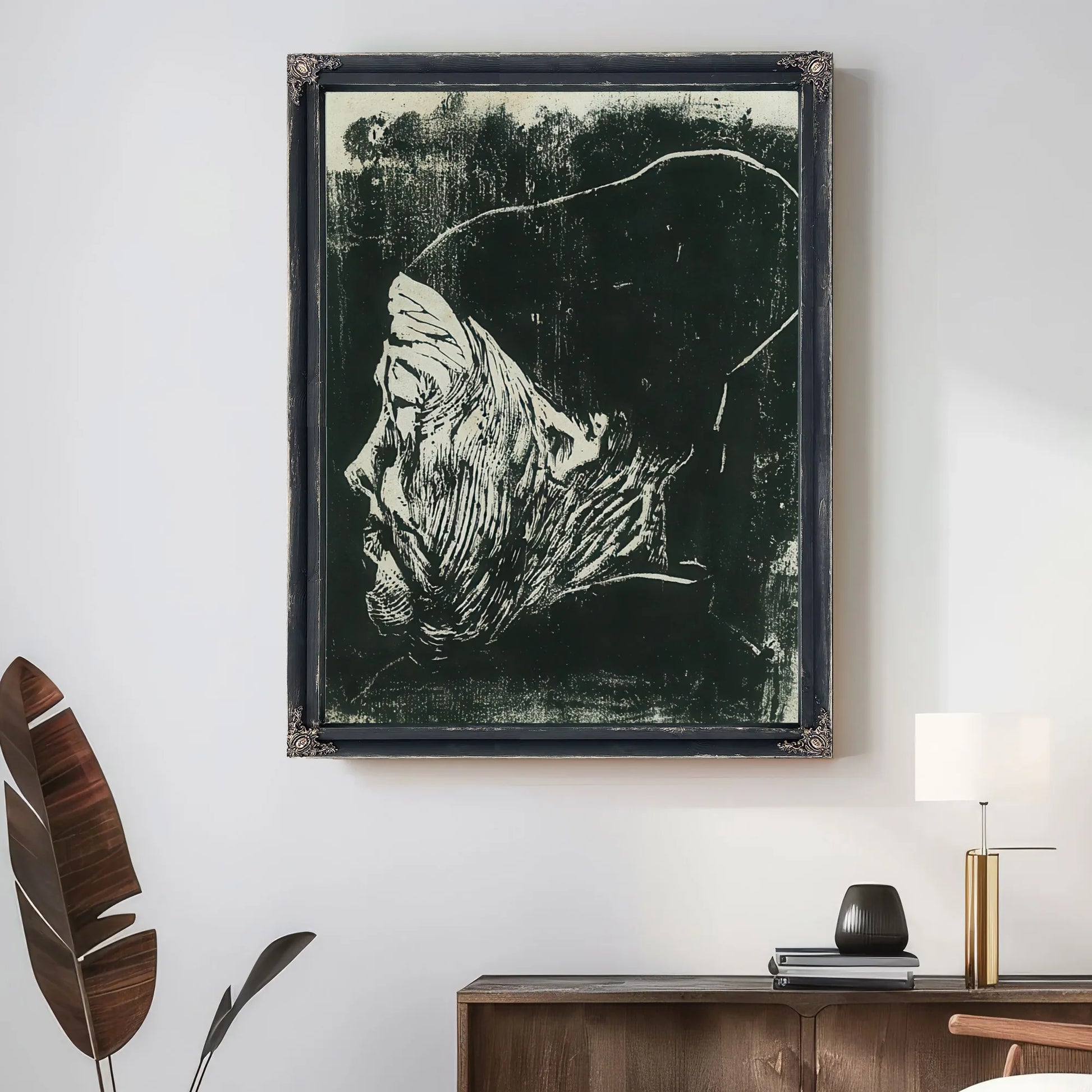 Jolster Woman With Hood By Nicolai Astrup Fine Art Print