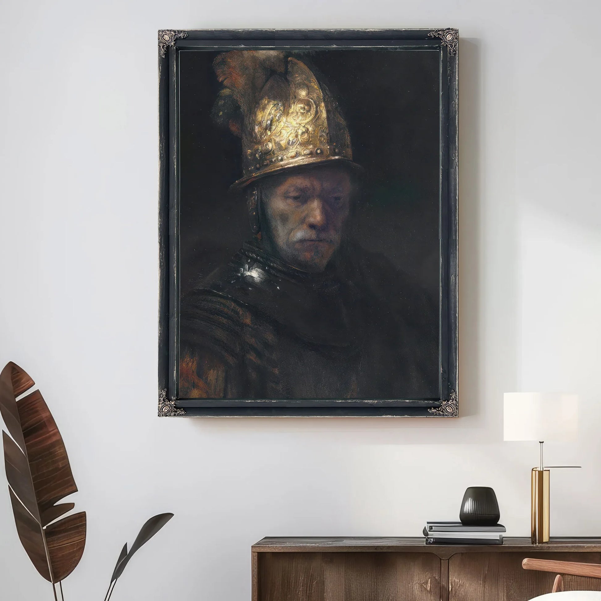 The Man With The Golden Helmet By Rembrandt Fine Art Print