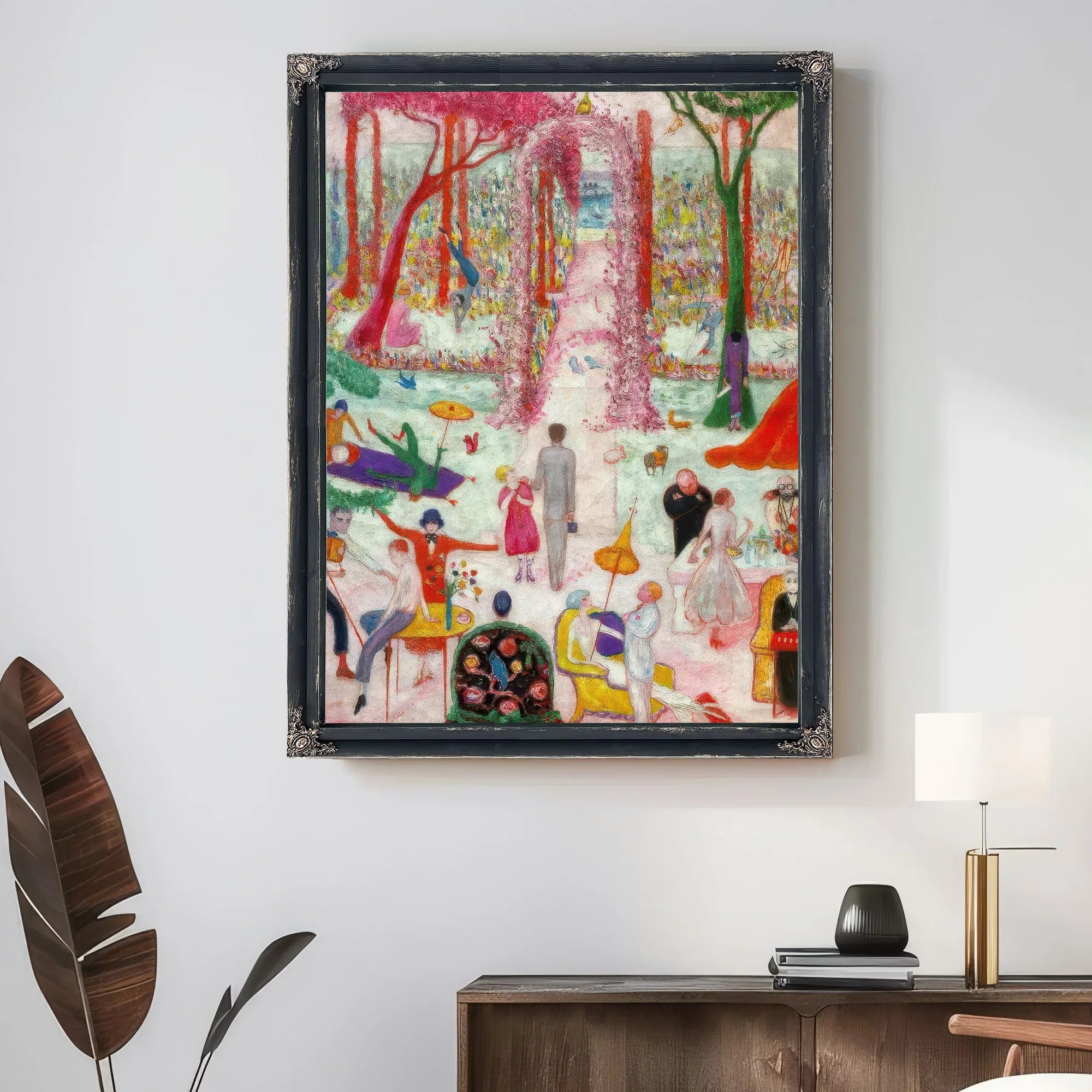 Sunday Afternoon In The Country By Florine Stettheimer Fine Art Print