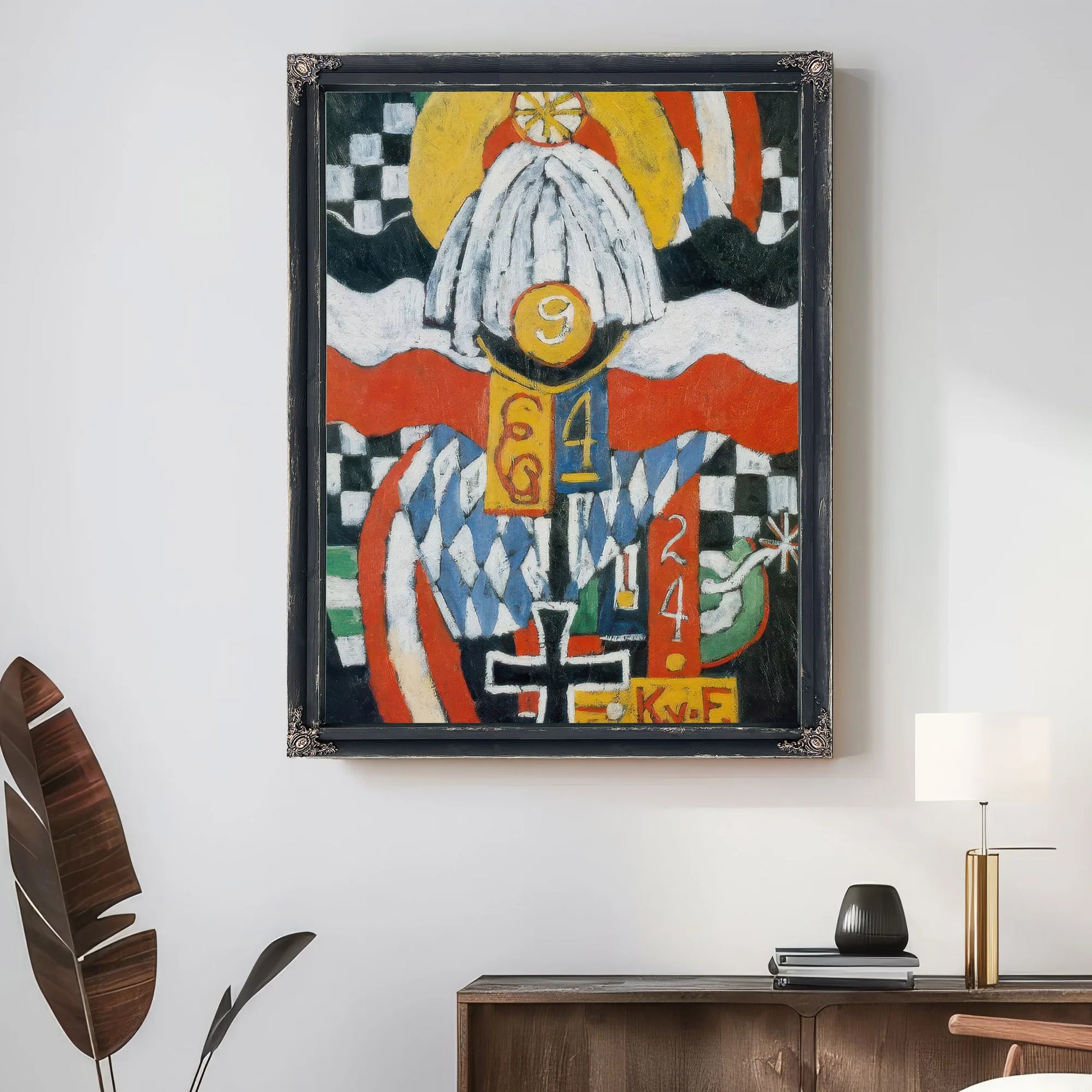 Painting No 47 Berlin By Marsden Hartley Fine Art Print