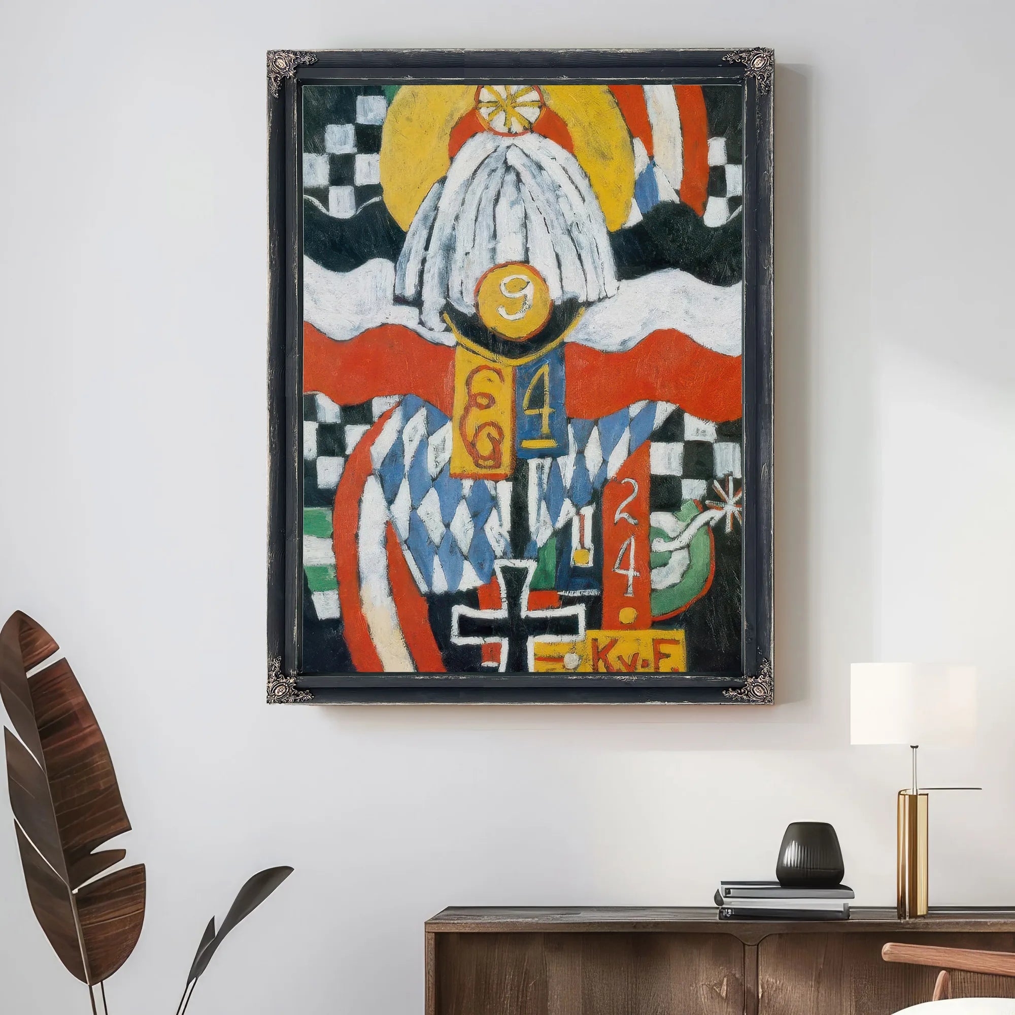 Painting No 47 Berlin By Marsden Hartley Fine Art Print