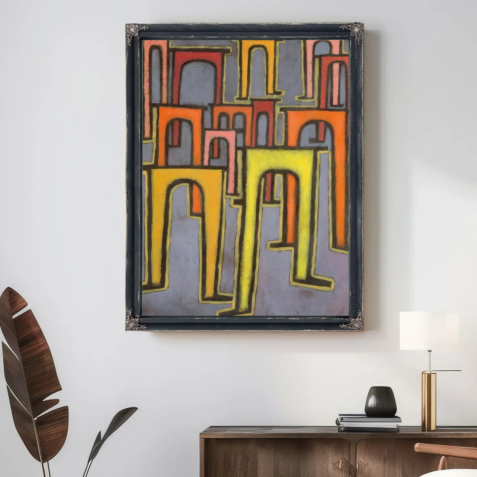 Picture Analysis By Paul Klee Fine Art Print