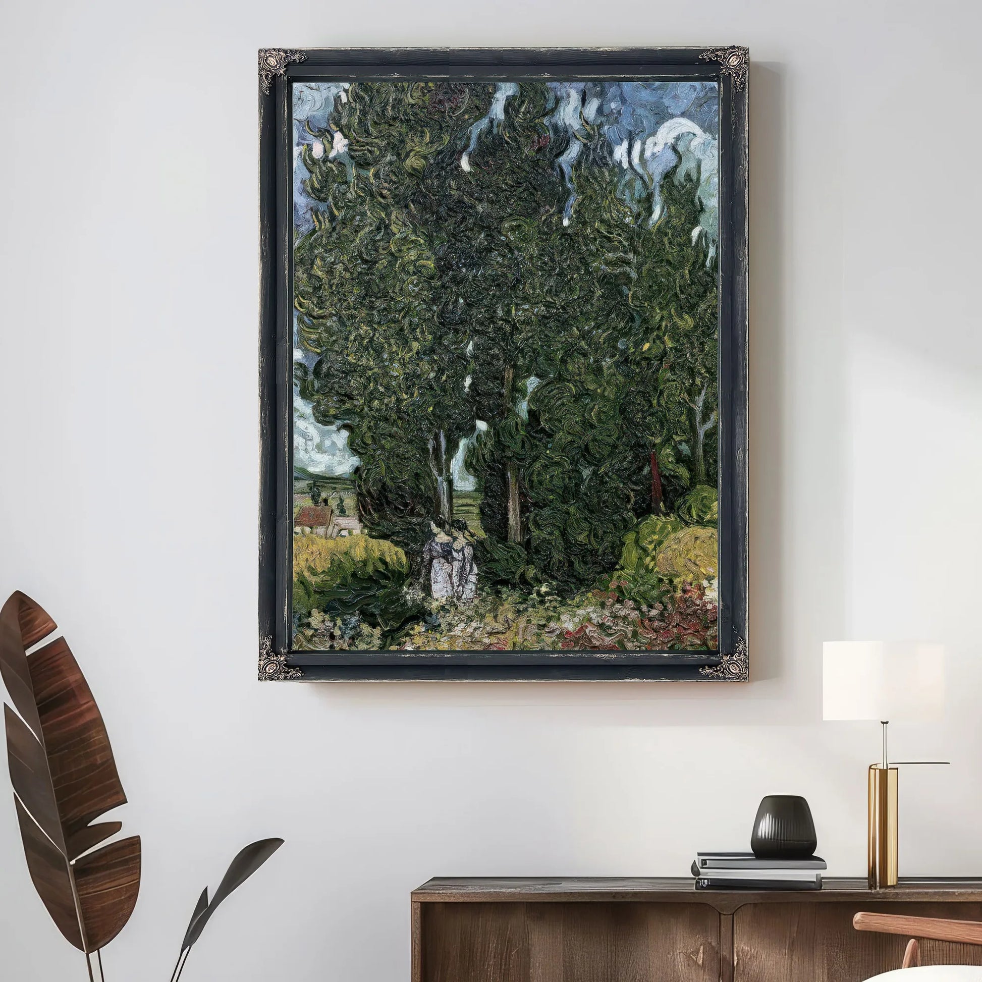The Cypresses By Vincent Van Gogh Fine Art Print
