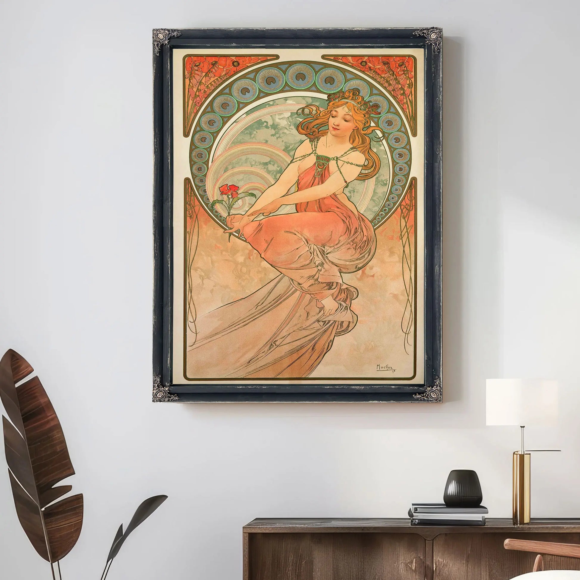 The Arts  Painting by Alphonse Mucha
