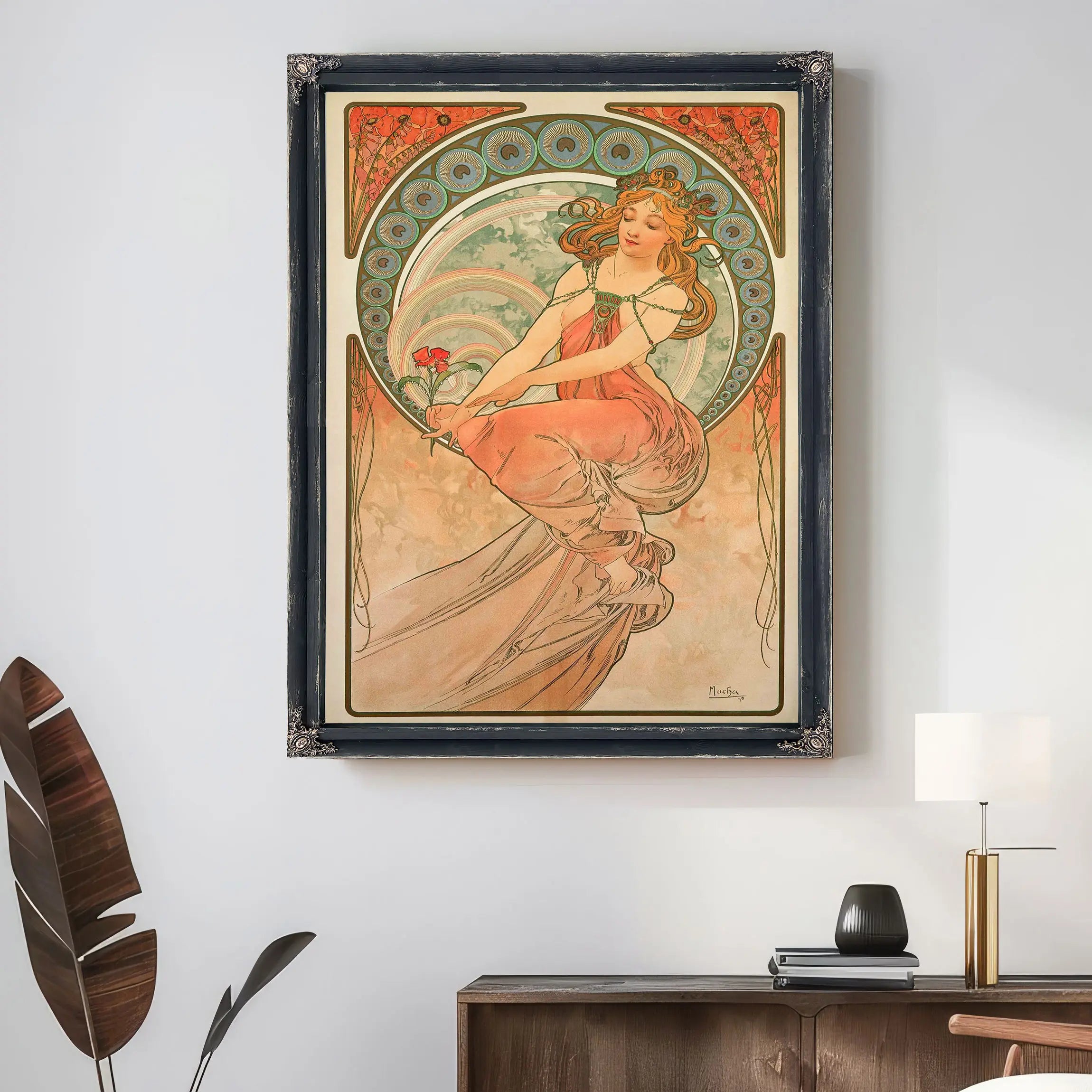 The Arts  Painting by Alphonse Mucha