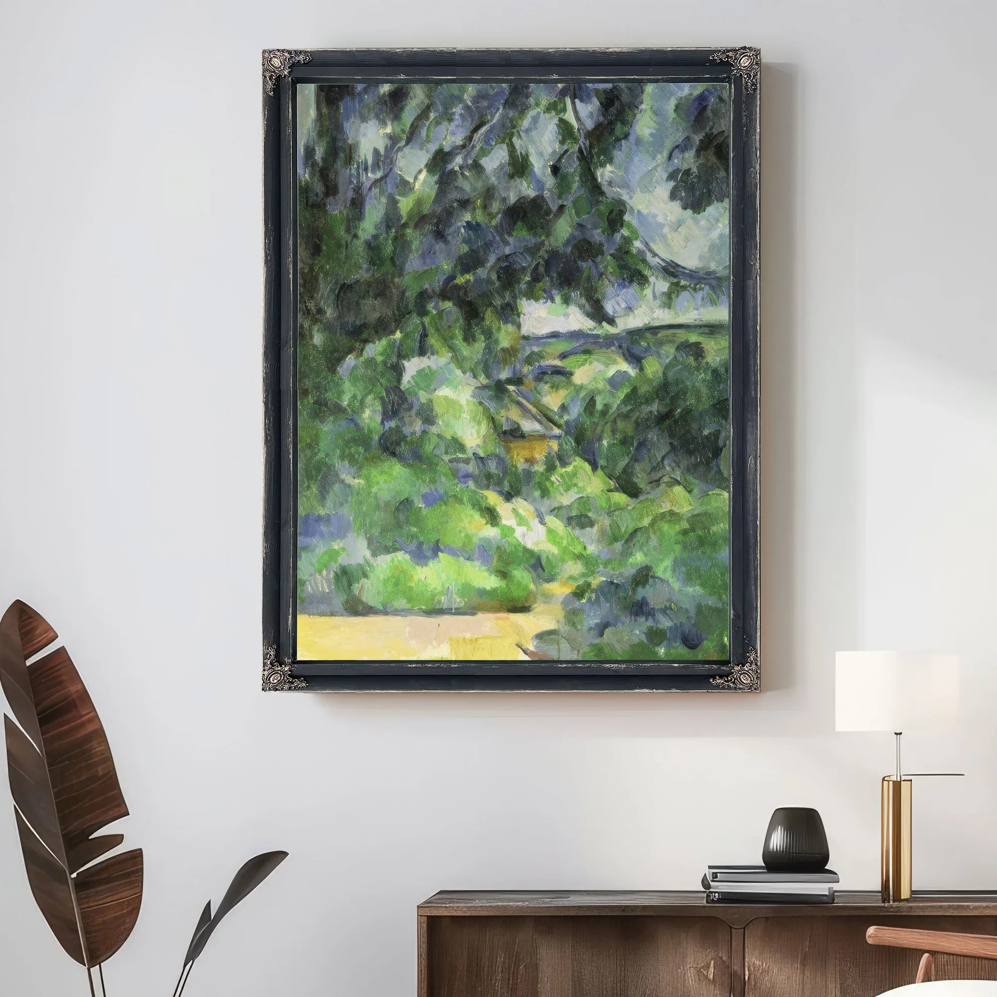 Blue Landscape By Paul Cezanne Fine Art Print