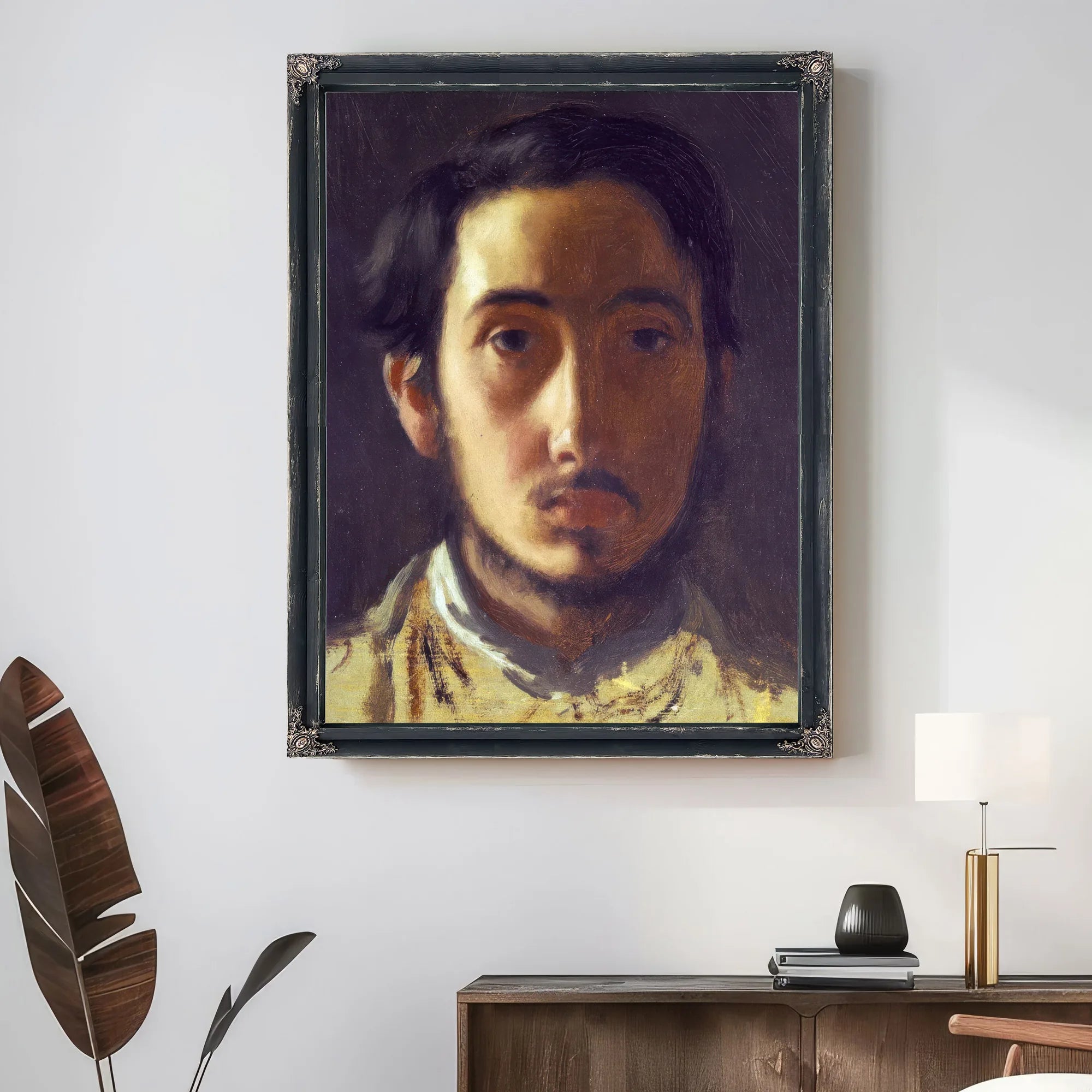 Degas Self Portrait By Edgar Degas Fine Art Print