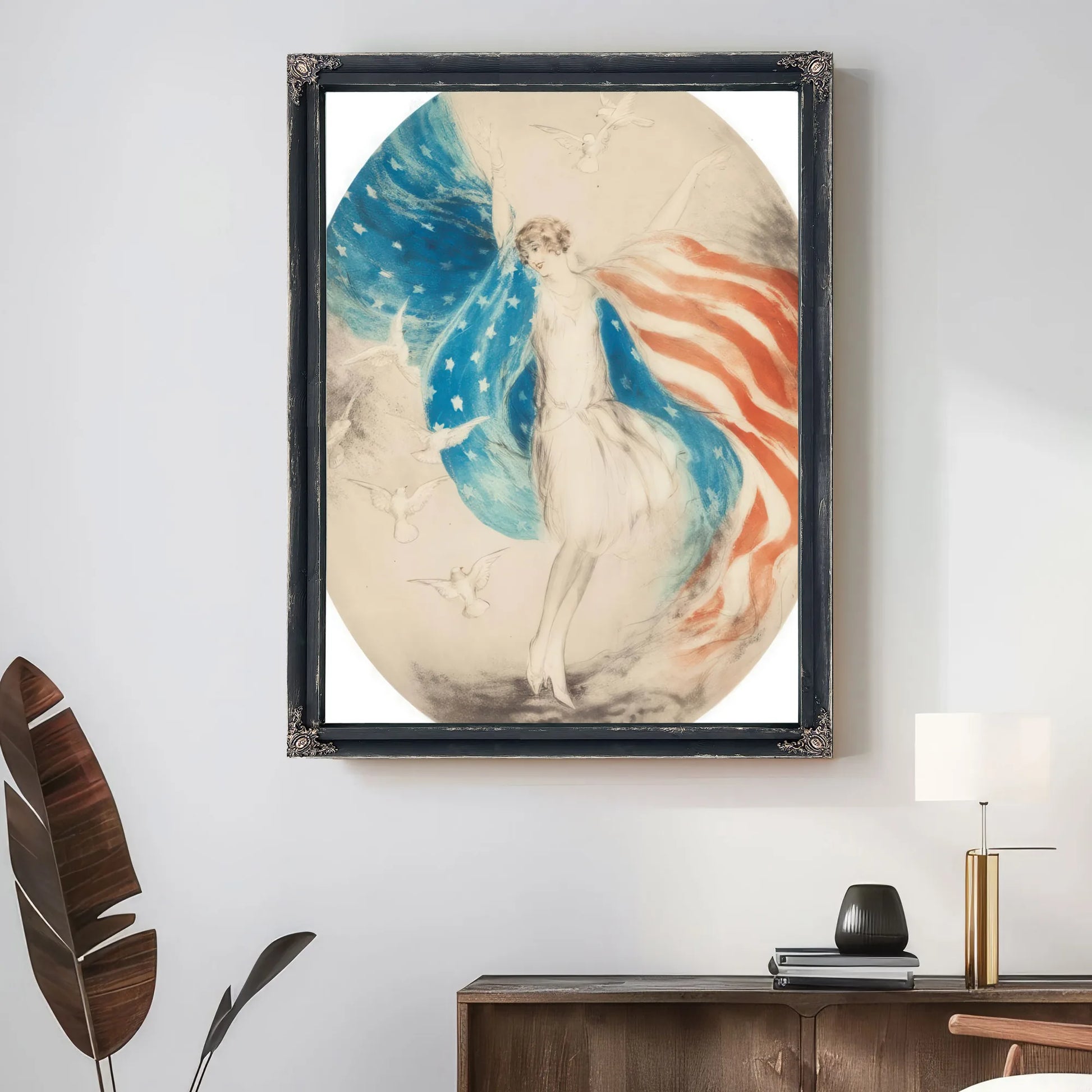 Miss America 1927 By Louis Icart Fine Art Print