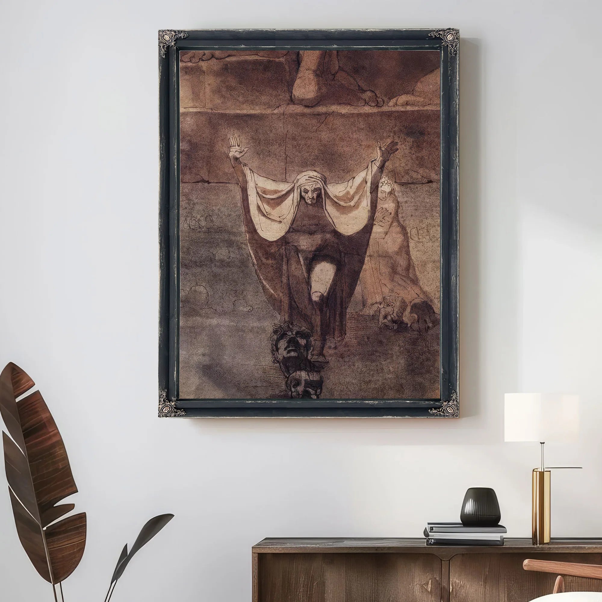 Dante And Virgil On The Ice Of Kocythos By Henry Fuseli Fine Art Print