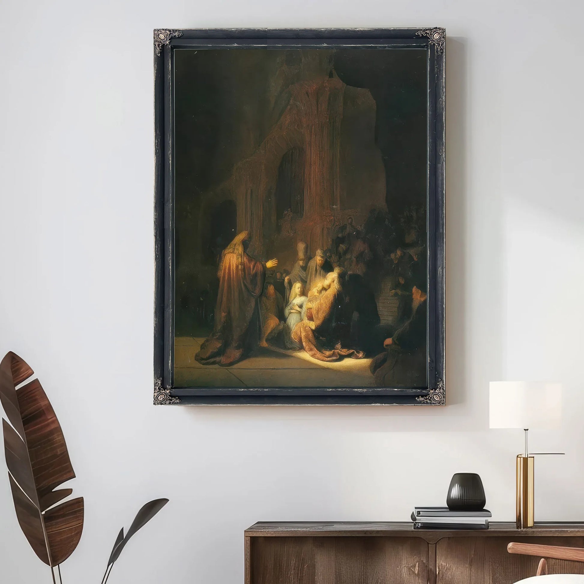 The Presentation Of Jesus In The Temple 1631 By Rembrandt Fine Art Print