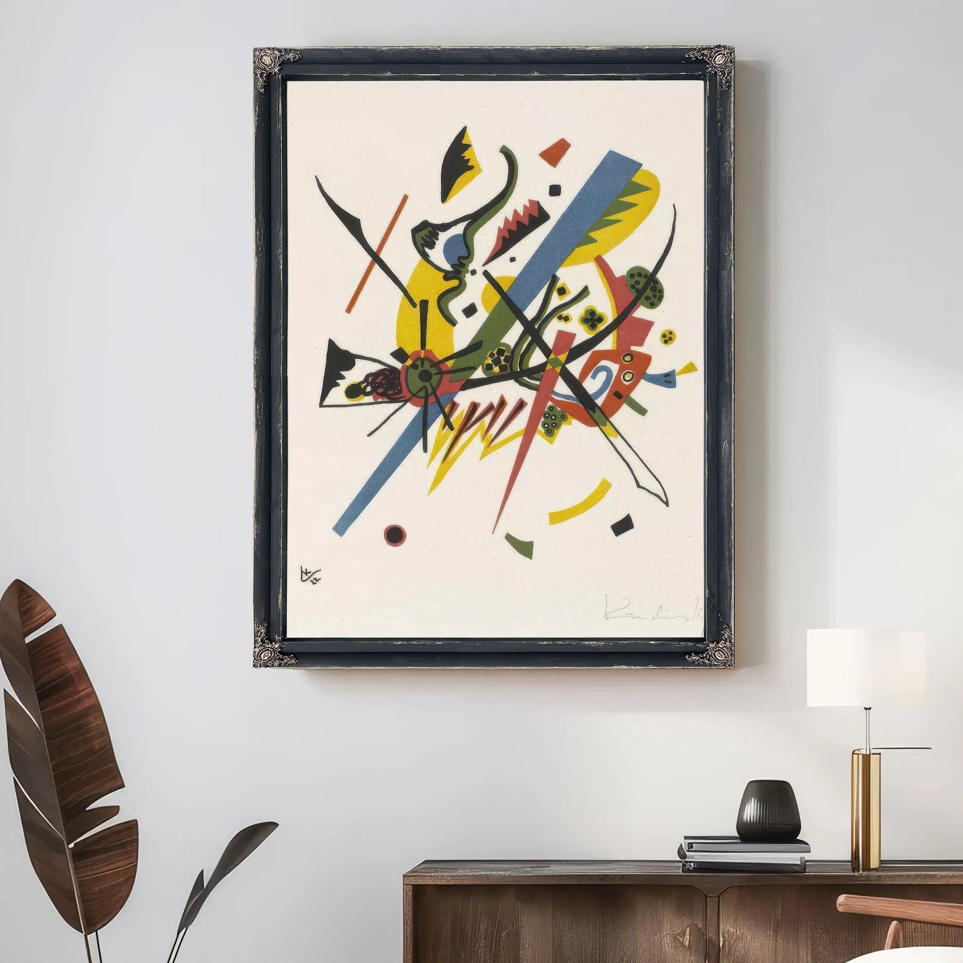 On White Ii 1923 By Wassily Kandinsky Fine Art Print