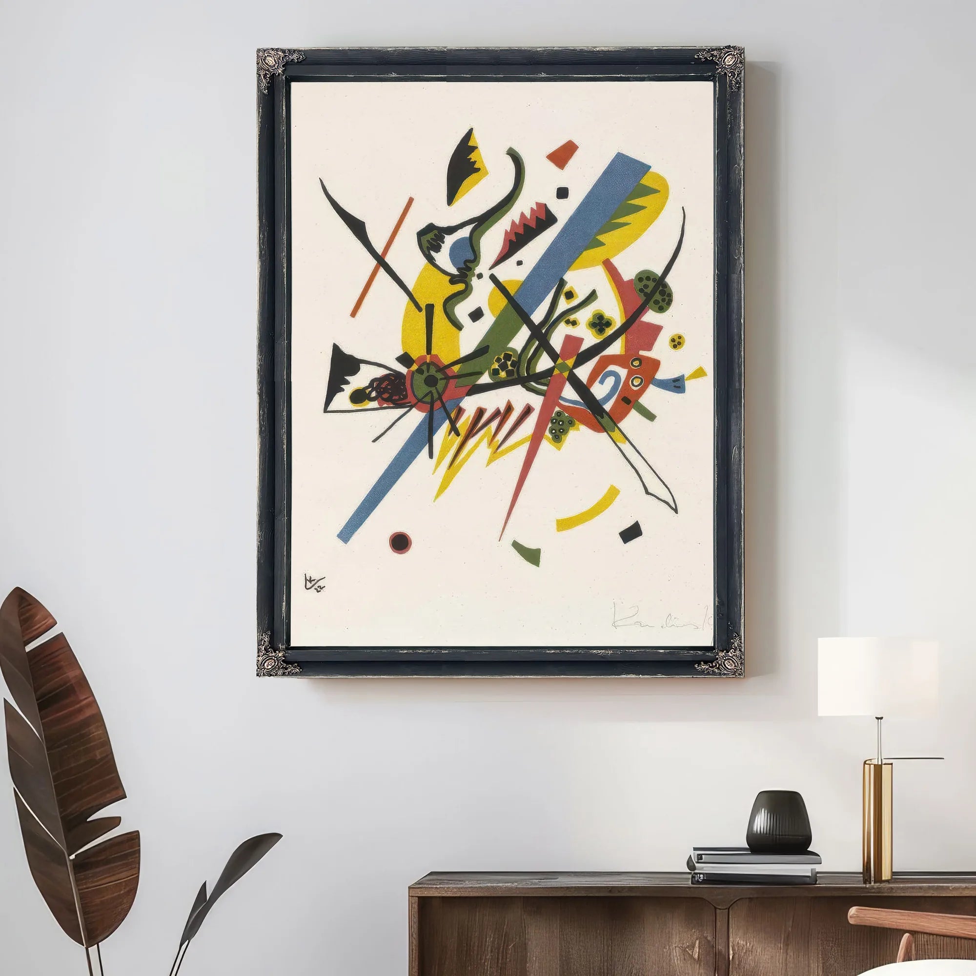 On White Ii 1923 By Wassily Kandinsky Fine Art Print