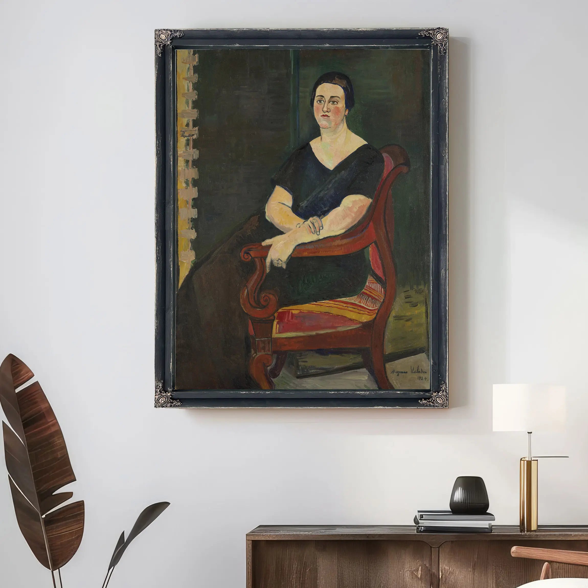 Portrait De Madame Germaine Eisenmann by Suzanne Valadon