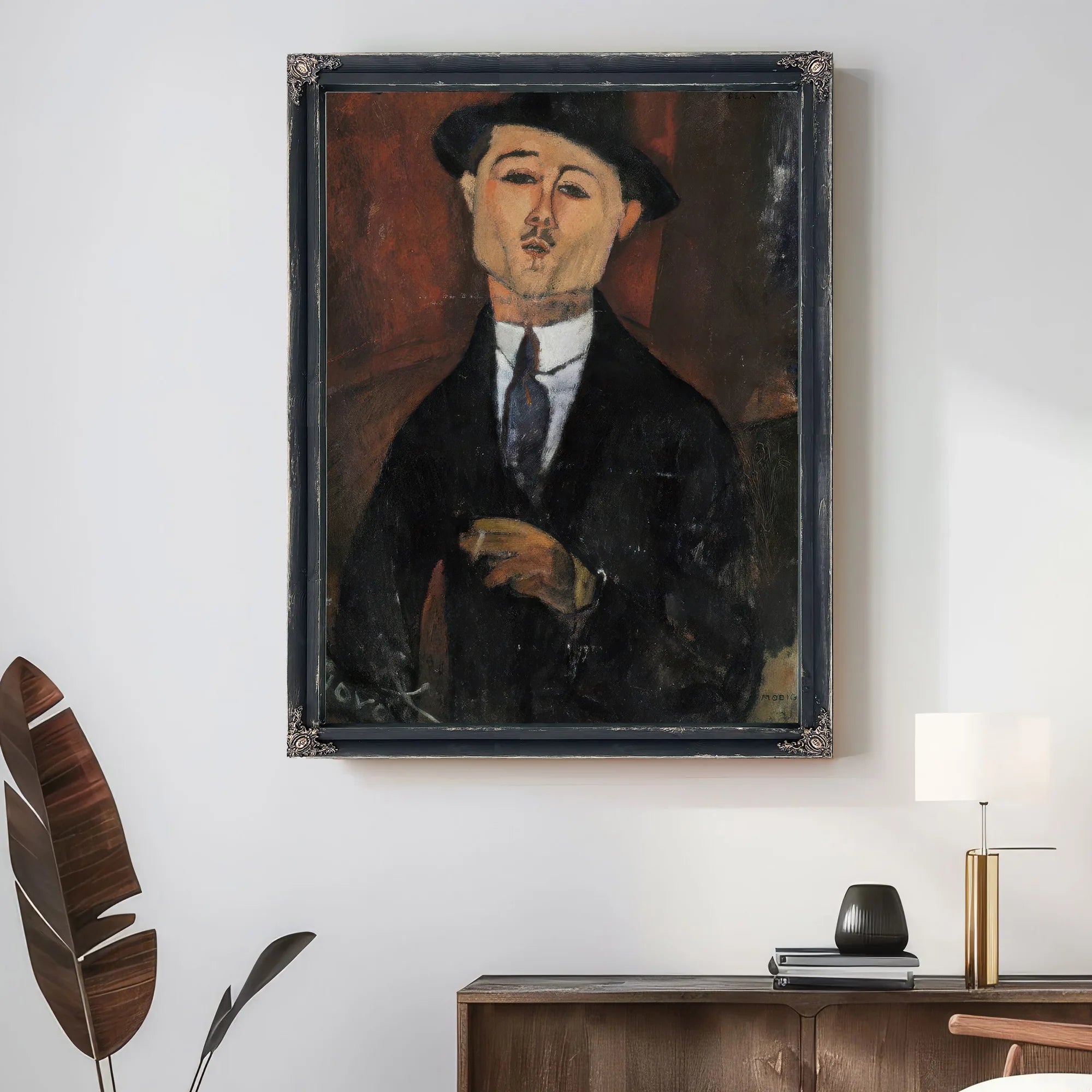 Paul Guillaume Novo Pilota By Amedeo Modigliani Fine Art Print