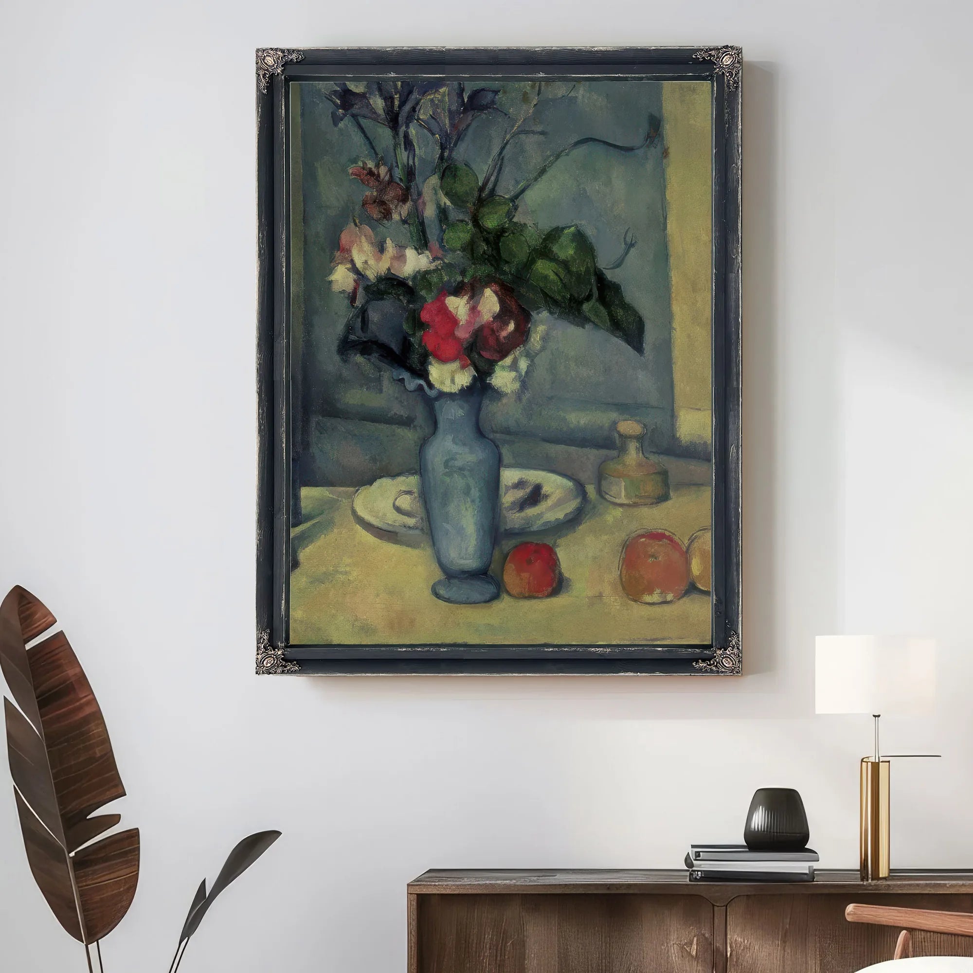 The Blue Vase By Paul Cezanne Fine Art Print