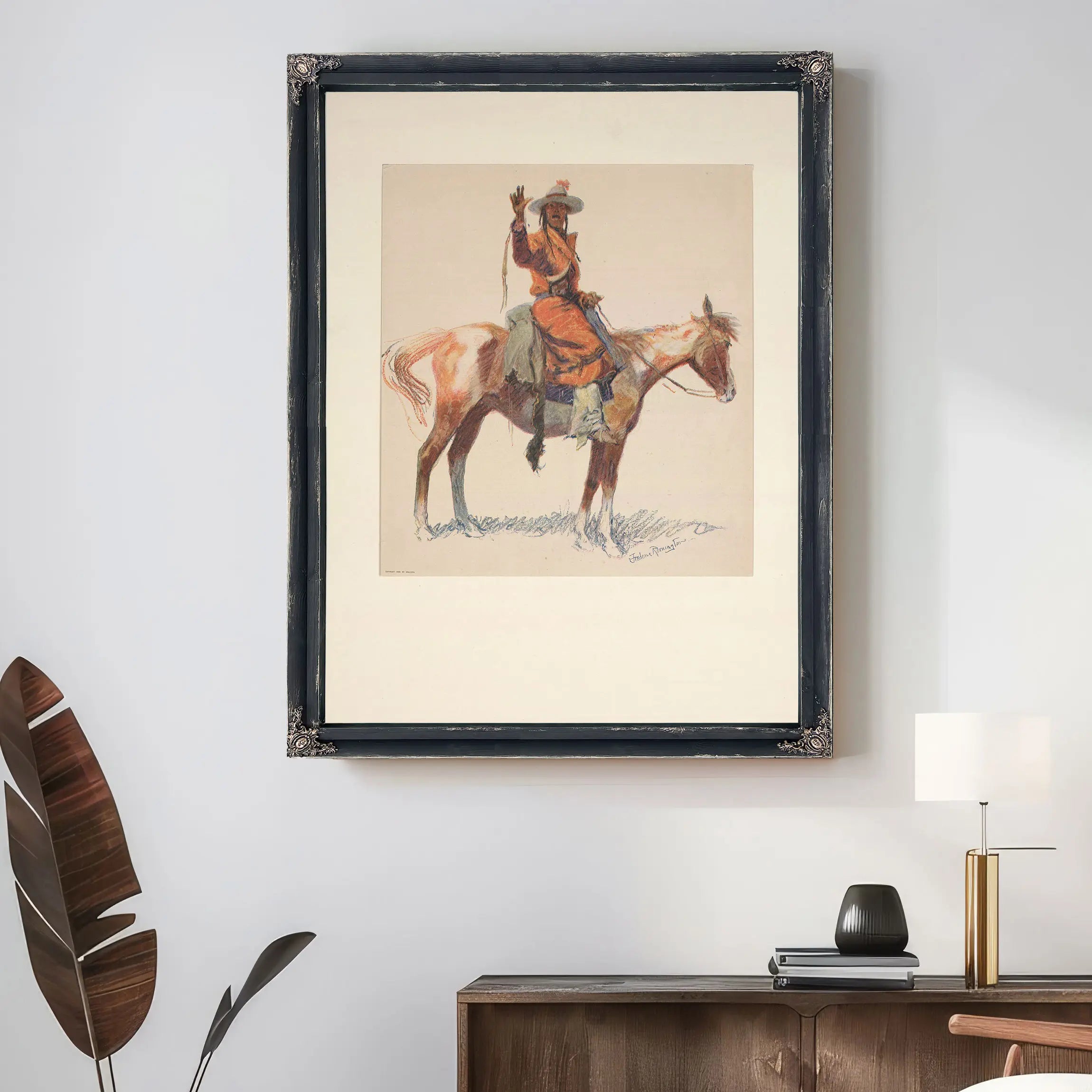 An Apache Scout by Frederic Remington