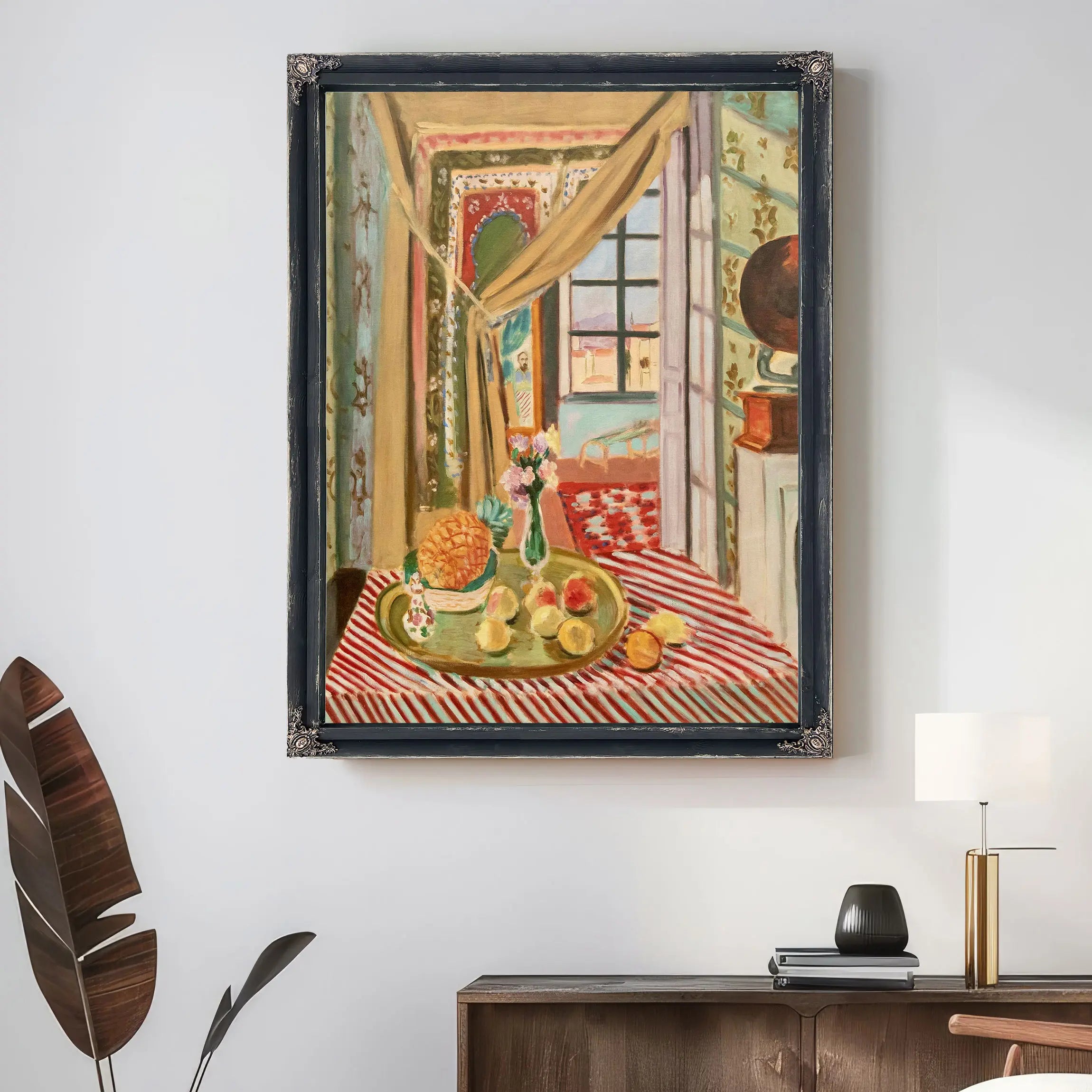 Interior With An Egyptian Curtain 1 by Henri Matisse