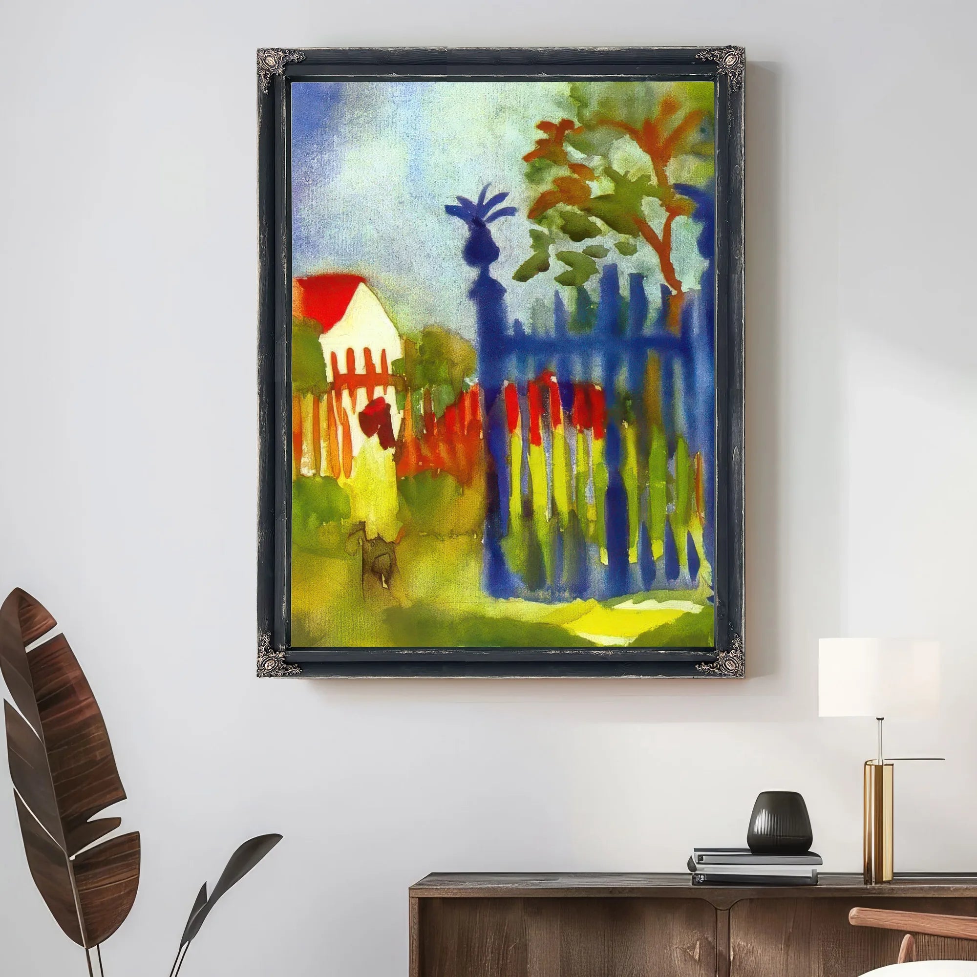 Garden Gate By August Macke Fine Art Print