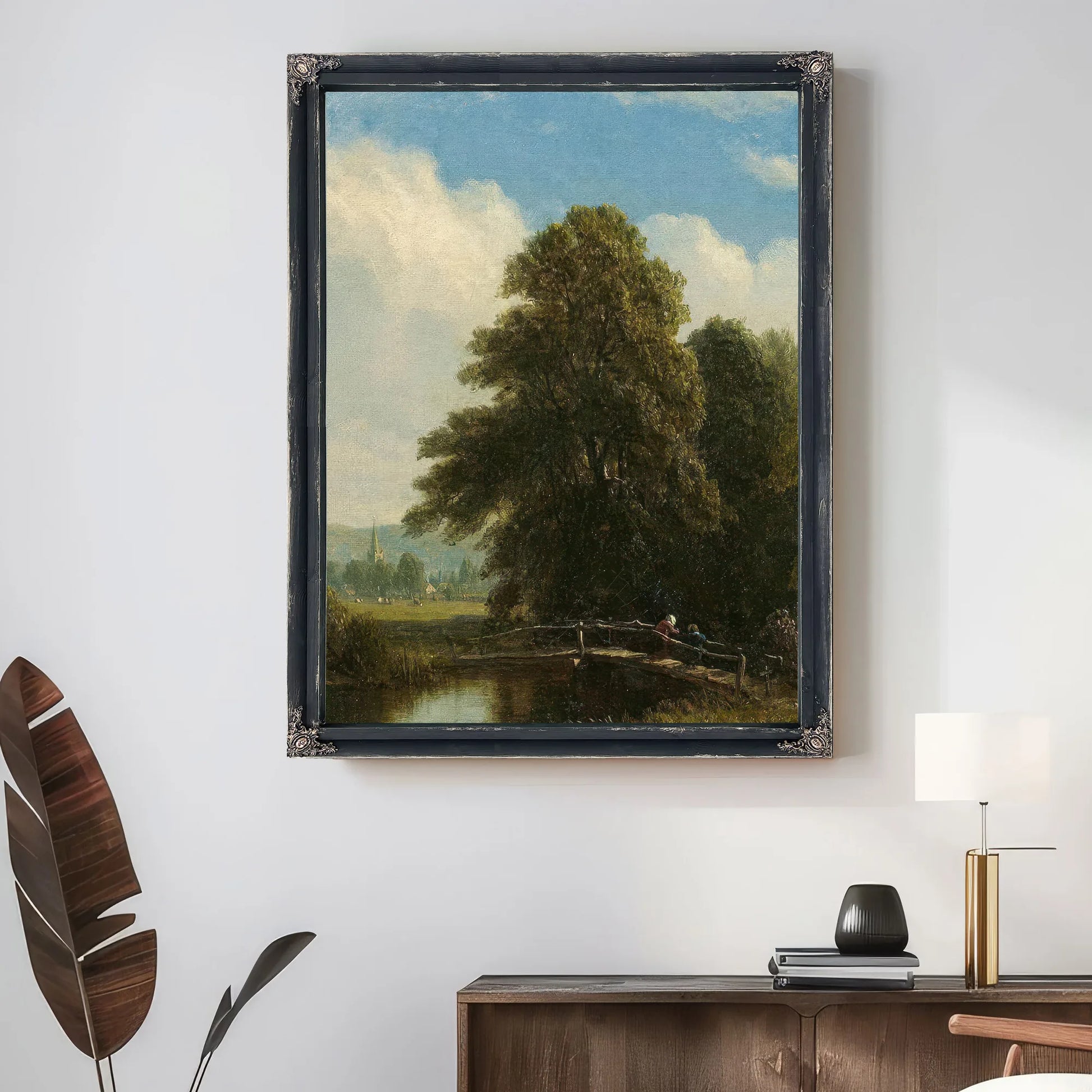The Darent, Kent, England By Sanford Robinson Gifford Fine Art Print