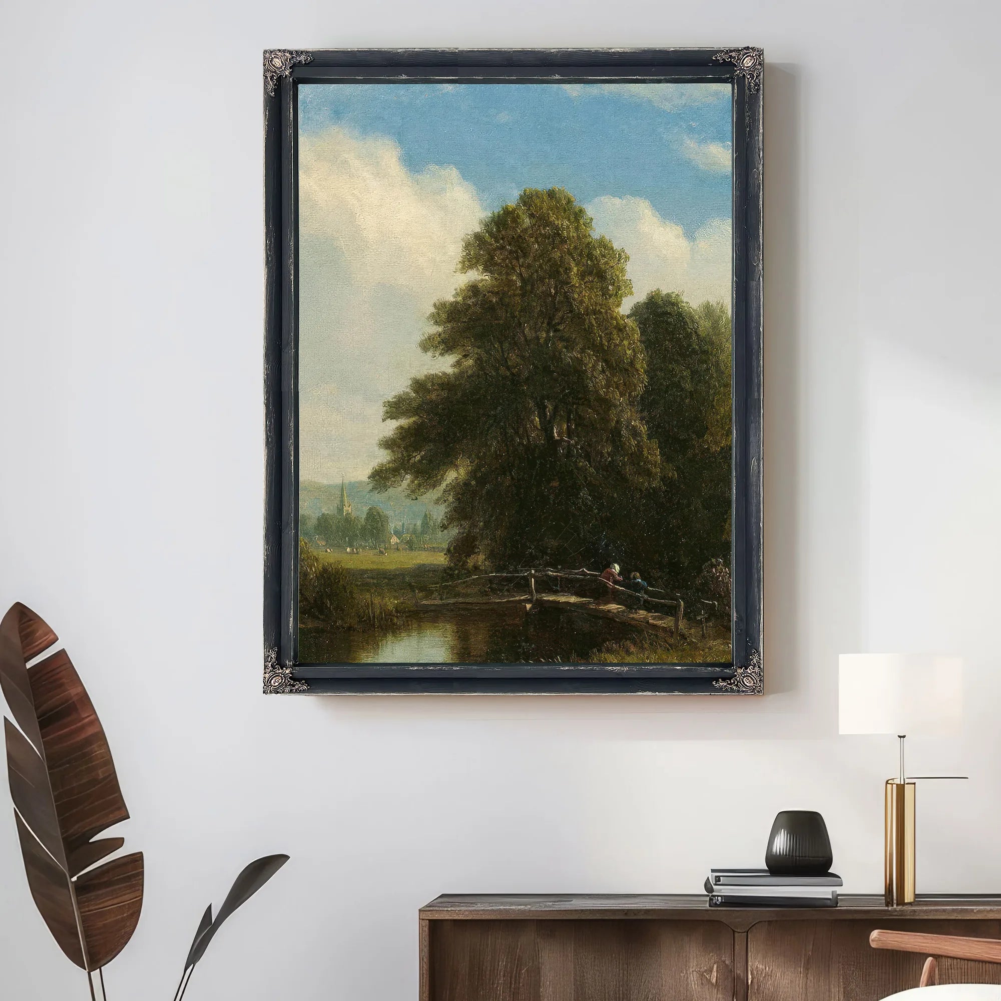 The Darent, Kent, England By Sanford Robinson Gifford Fine Art Print
