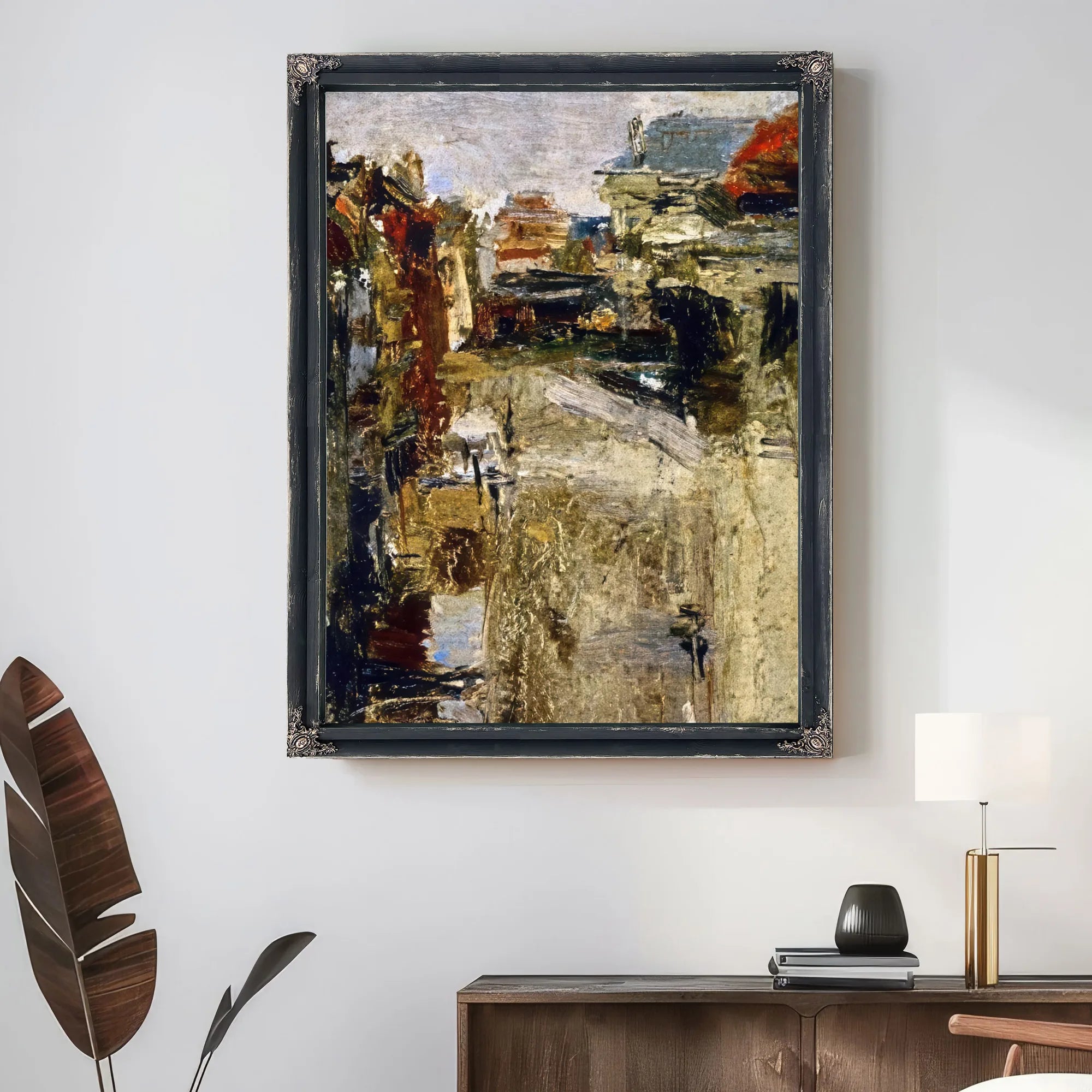 Boulevard Van Iseghem In The Rain By James Ensor Fine Art Print