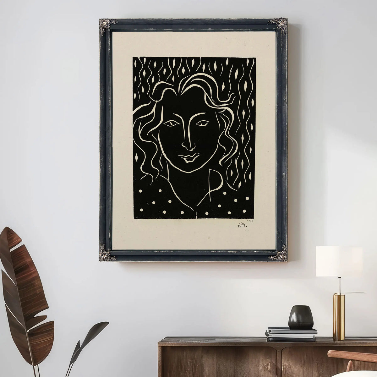 Jeune Femme Aux Cheveux Flottants (Young Woman With Flowing Hair) by Henri Matisse