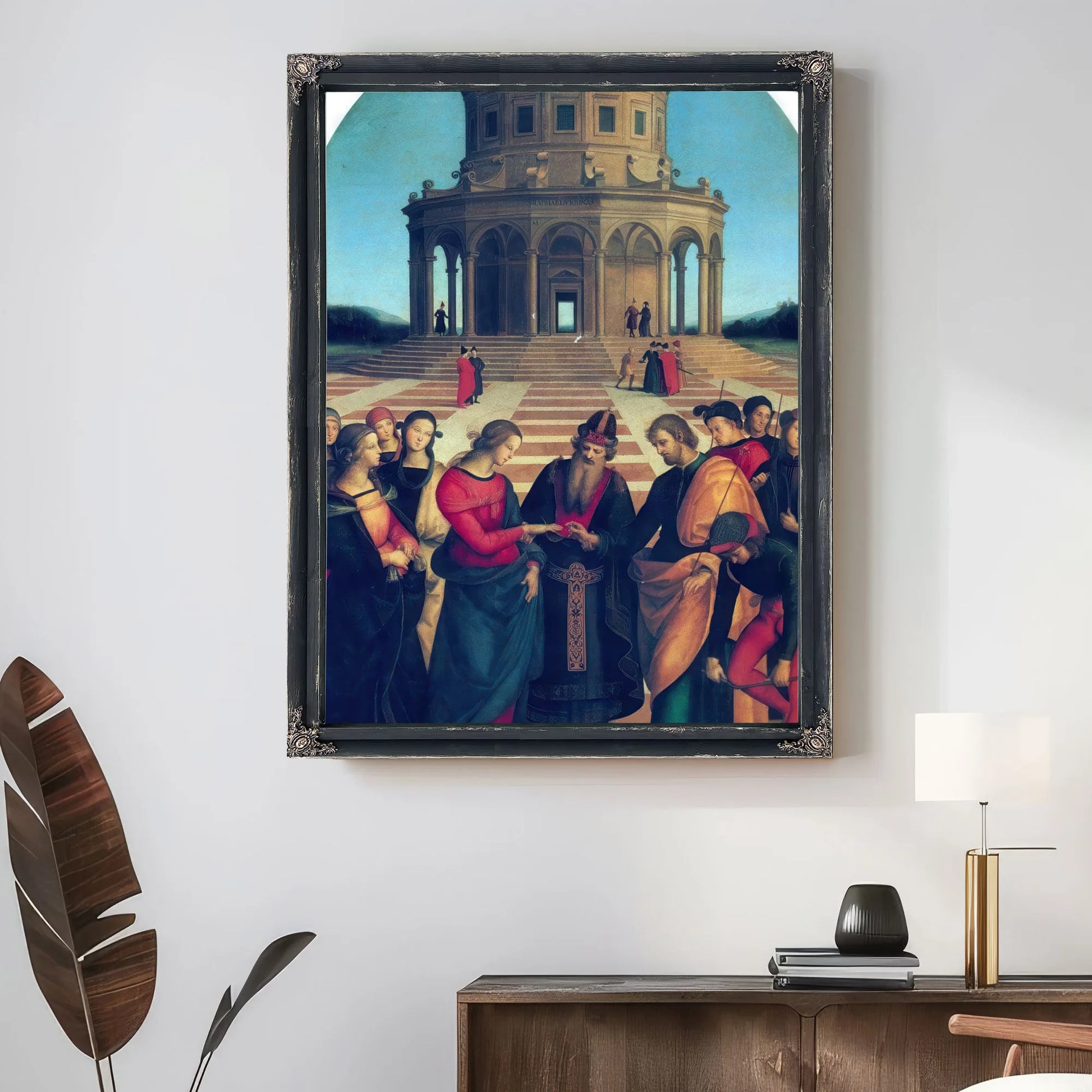 Marriage Of The Virgin By Raphael Fine Art Print