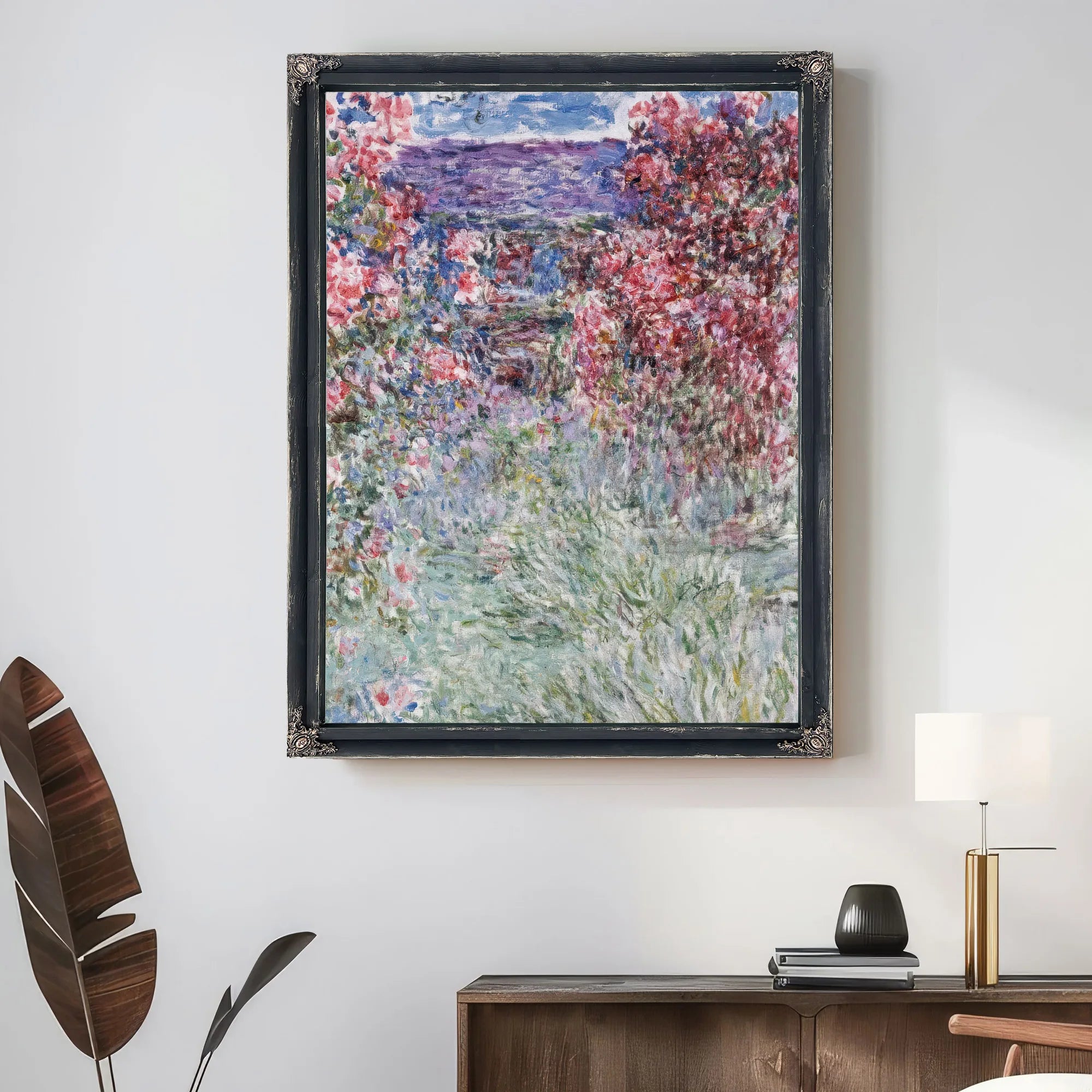The House In The Roses By Claude Monet Fine Art Print