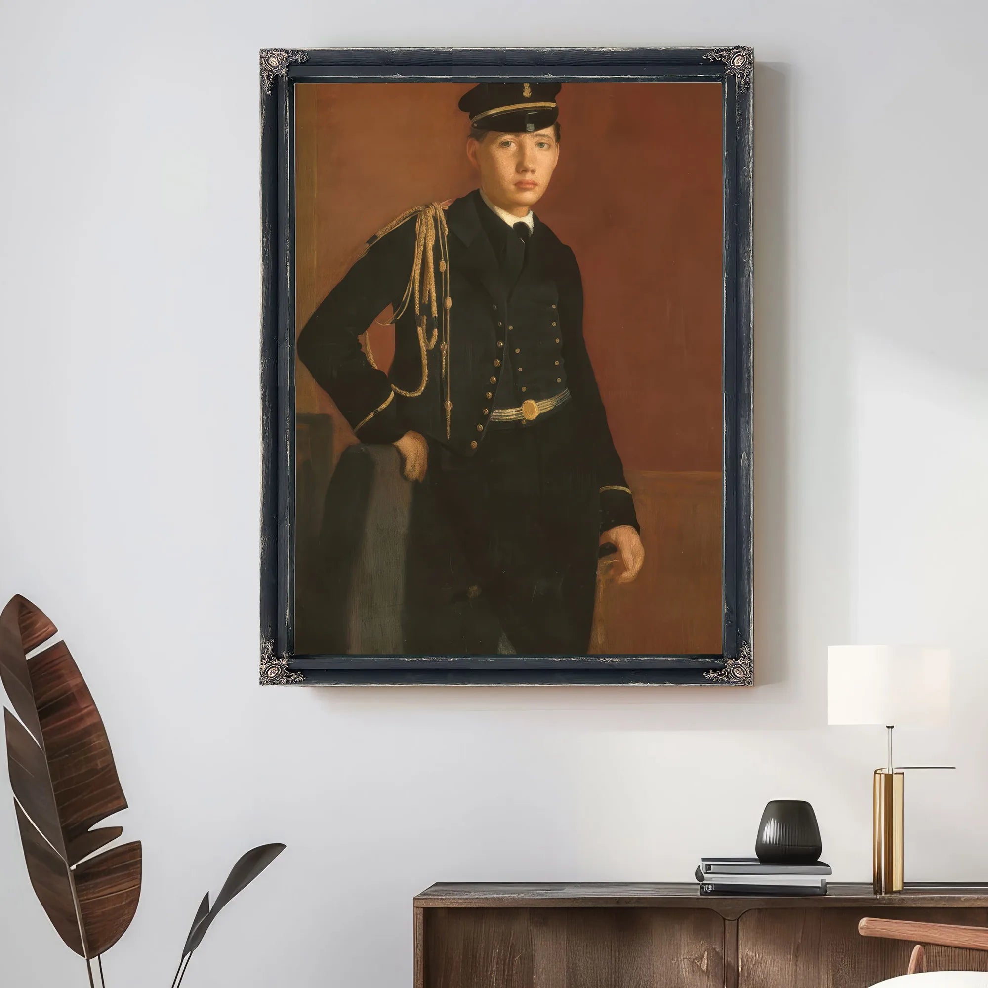 Achille De Gas In The Uniform Of A Cadet By Edgar Degas Fine Art Print