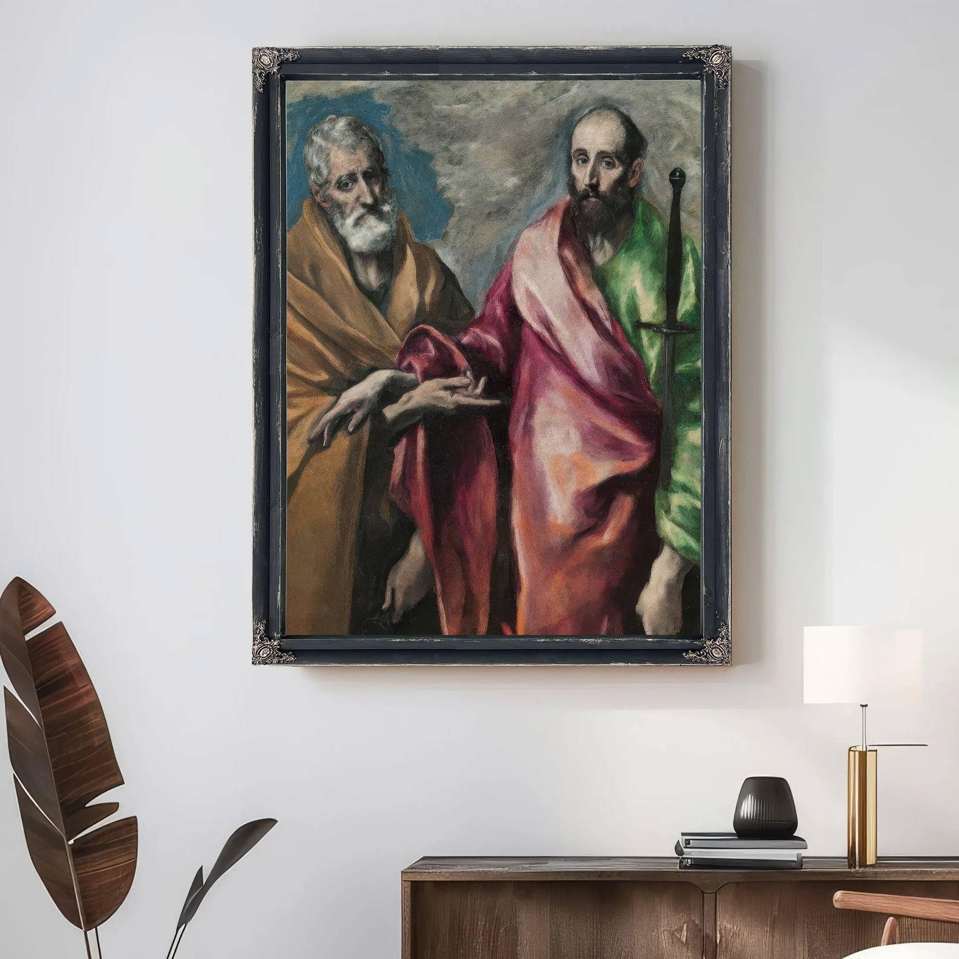 Sant Pere I Sant Pau By El Greco Fine Art Print