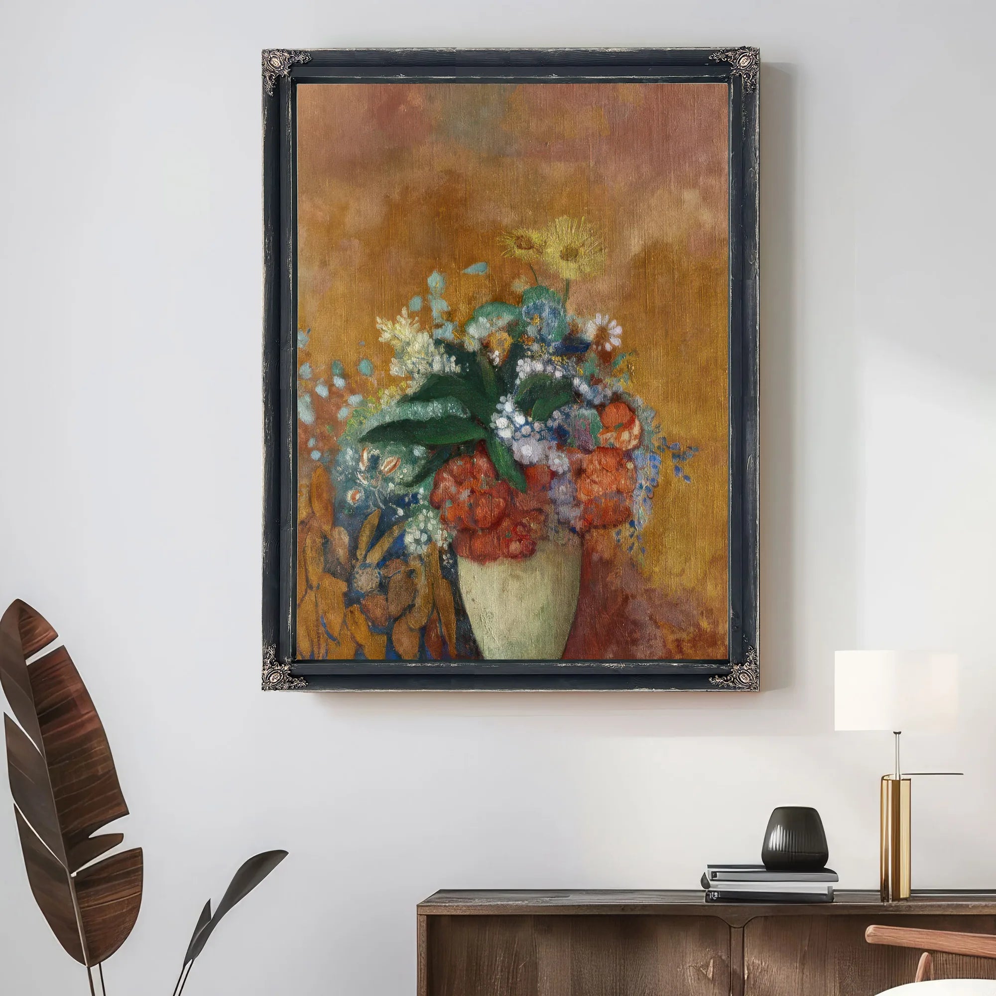 Vase Of Flowers 1 By Odilon Redon Fine Art Print
