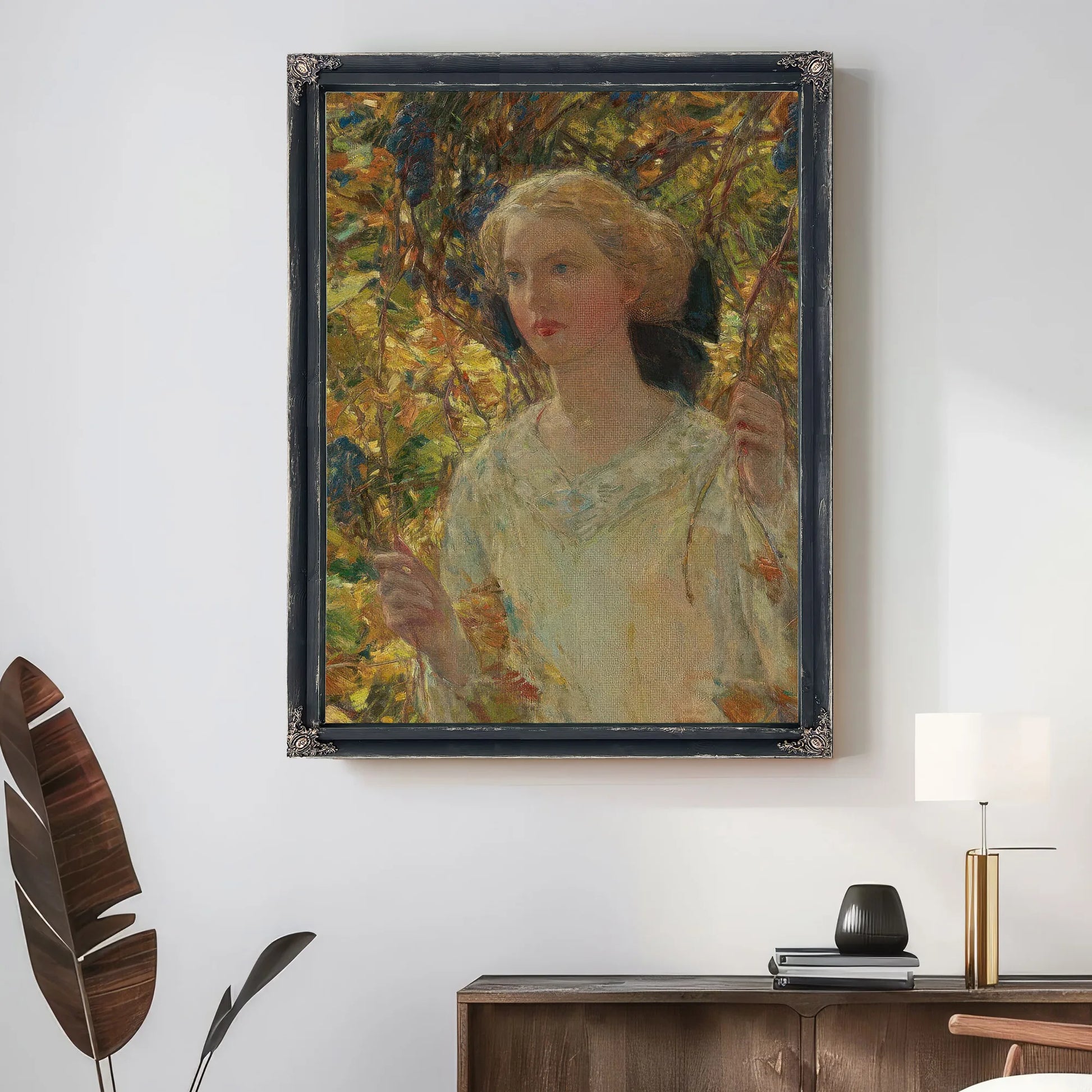 The Grapevine By Childe Hassam Fine Art Print