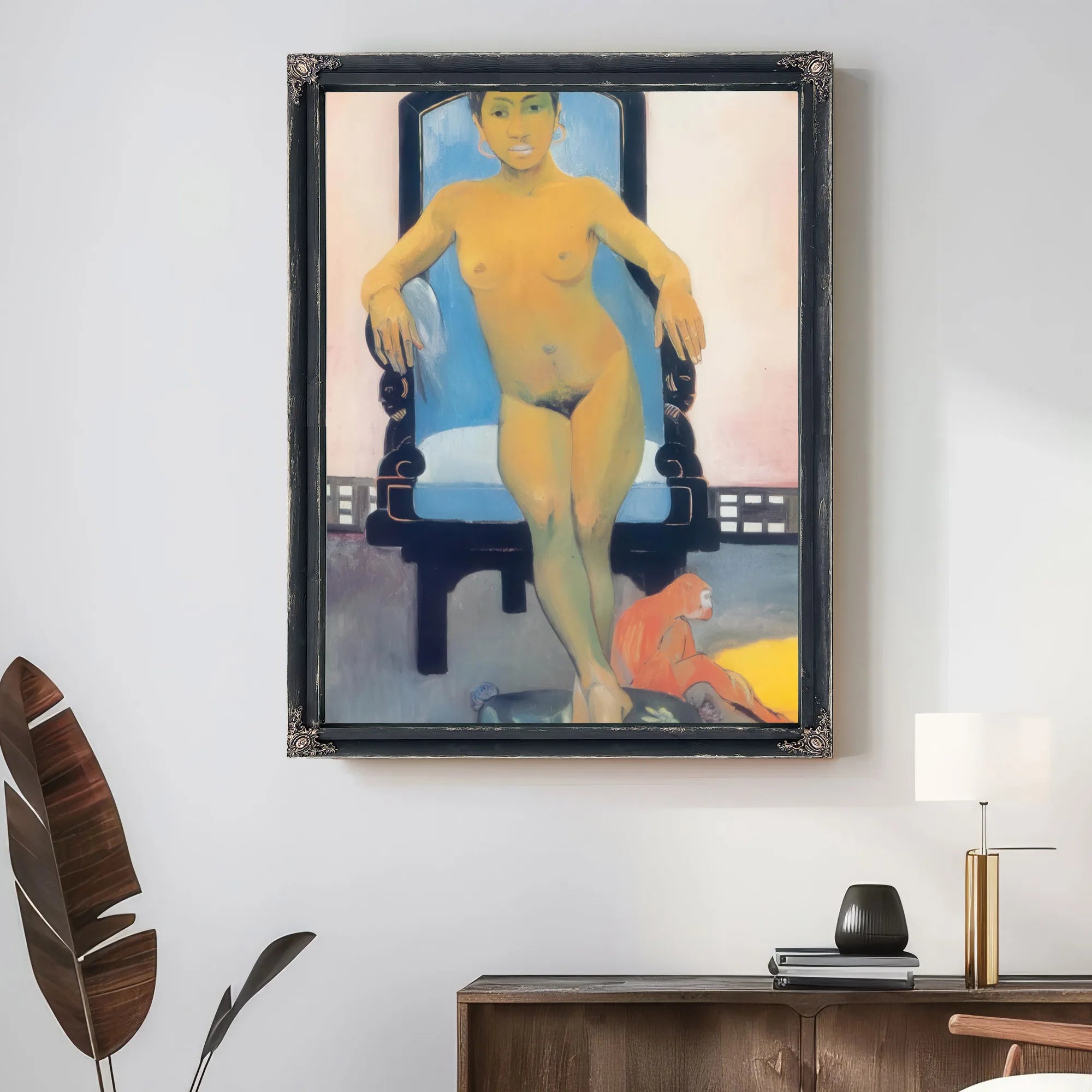 Atia Tamari Vahine Judith Te Parari( Annah The Javanese) By Paul Gauguin Fine Art Print