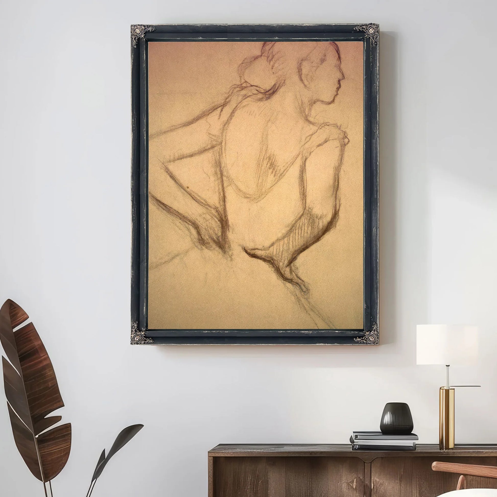 Standing Dancer By Edgar Degas Fine Art Print