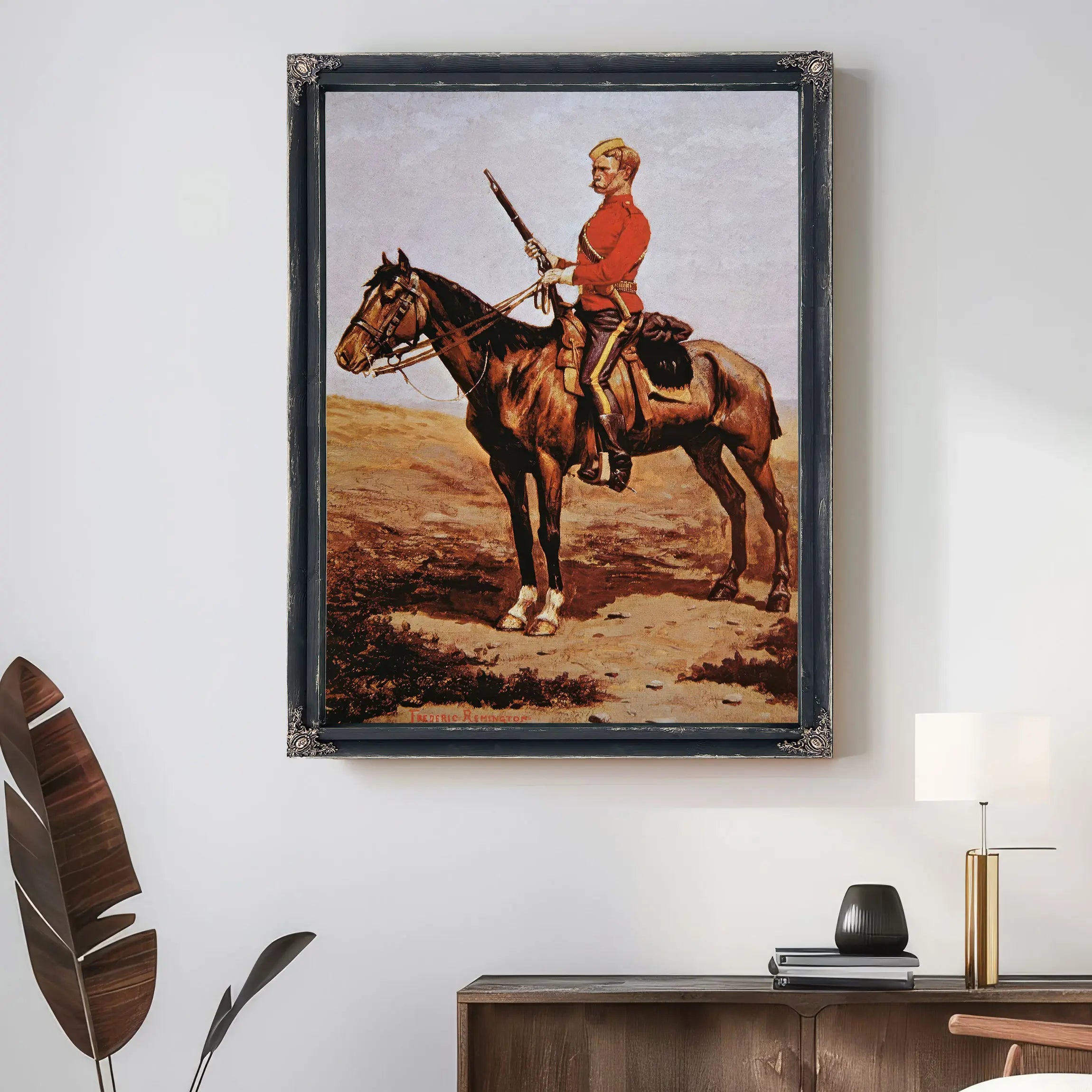 Northwest Mounted Police Of Canada by Frederic Remington