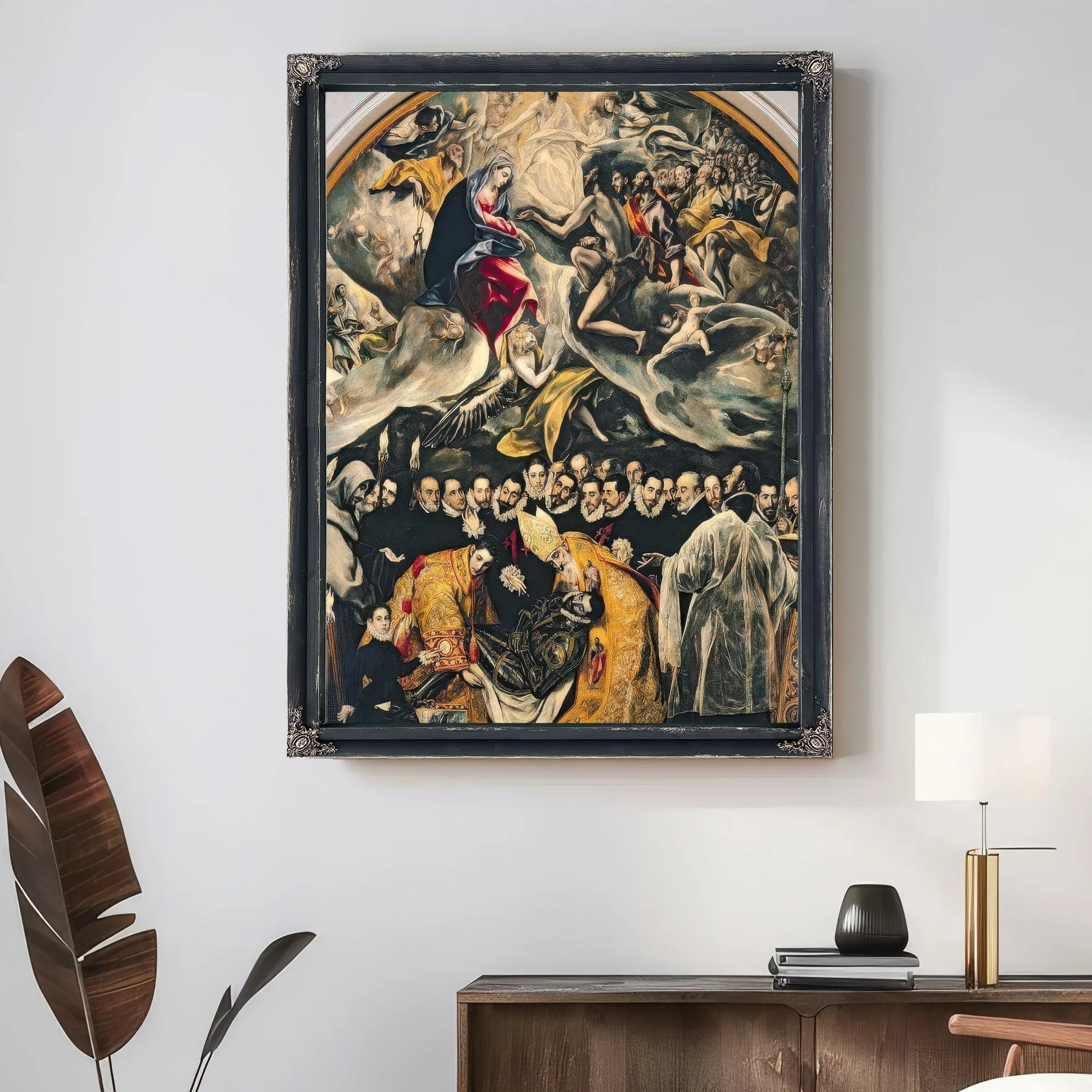 The Burial Of Count Orgaz From A Legend Of 1323 By El Greco Fine Art Print