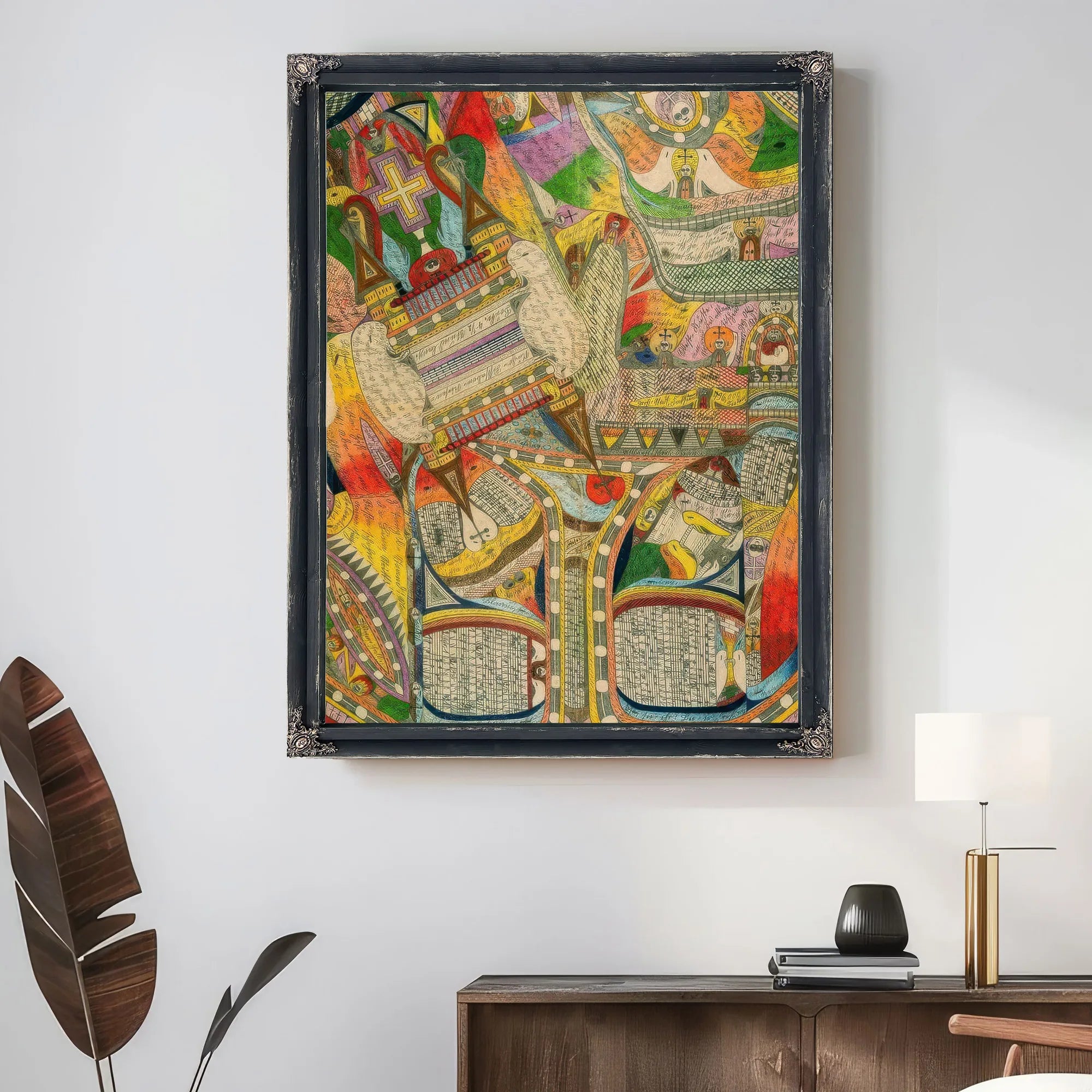 The Atlantic Ocean And The Harbor Of Cradle Beach 1911 By Adolf Wolfli Fine Art Print